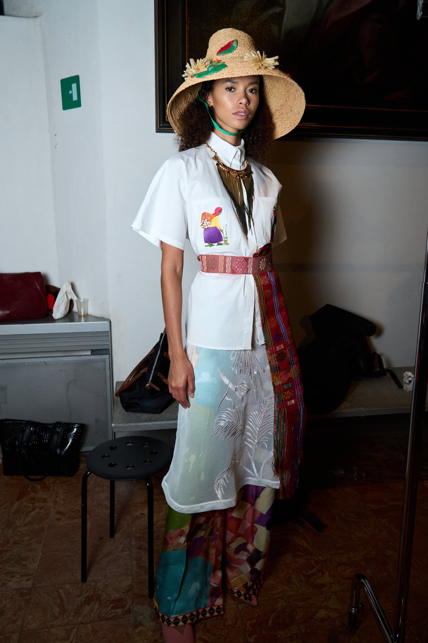Stella Jean Spring 2026 Fashion Show Backstage