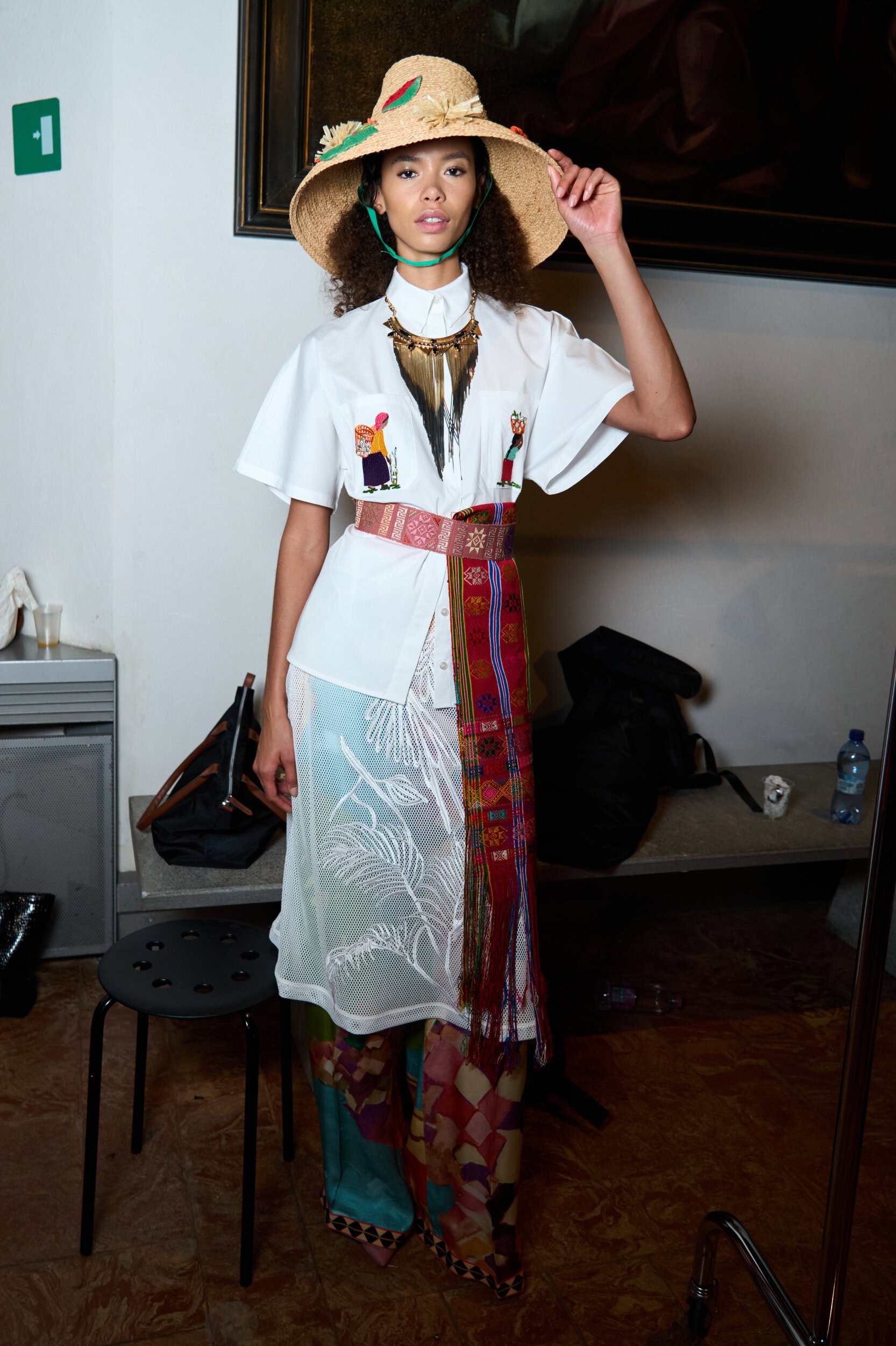 Stella Jean Spring 2026 Fashion Show Backstage