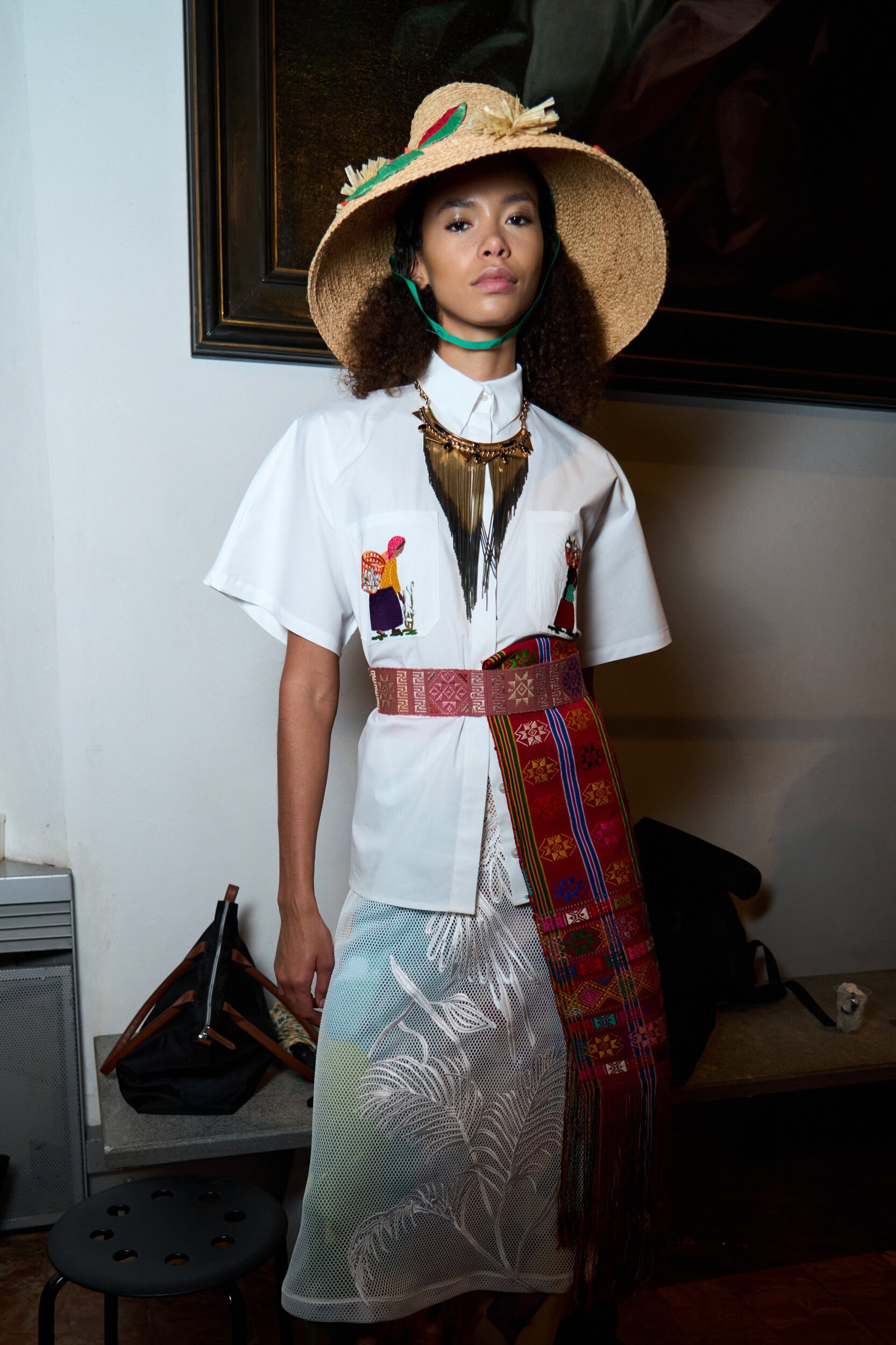 Stella Jean Spring 2026 Fashion Show Backstage