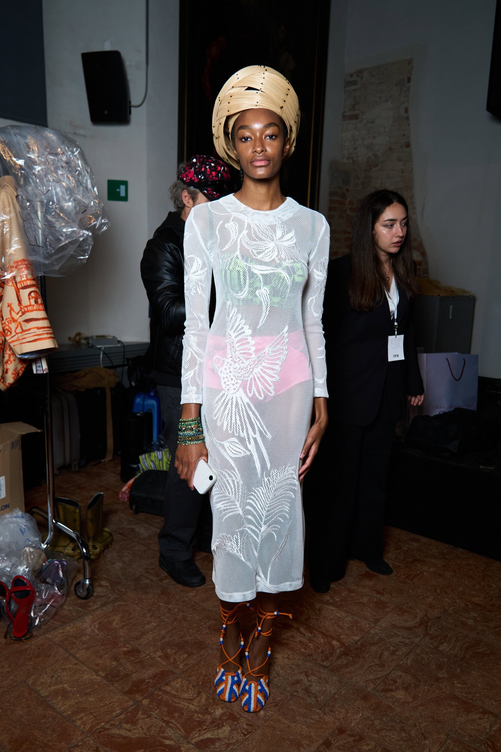 Stella Jean Spring 2026 Fashion Show Backstage