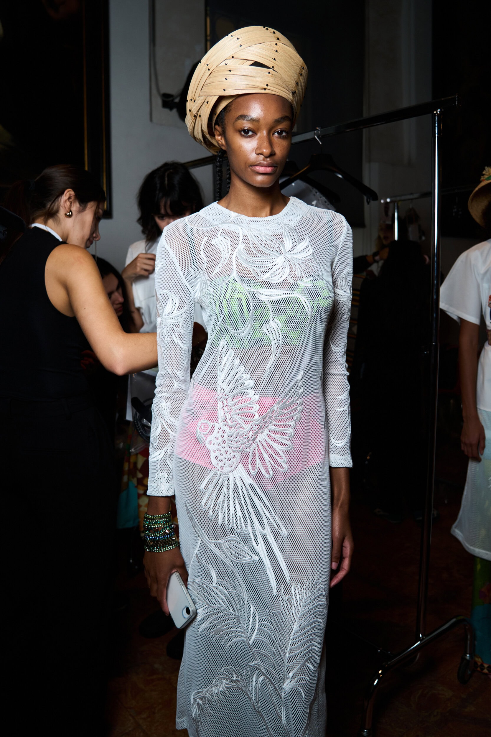 Stella Jean Spring 2026 Fashion Show Backstage