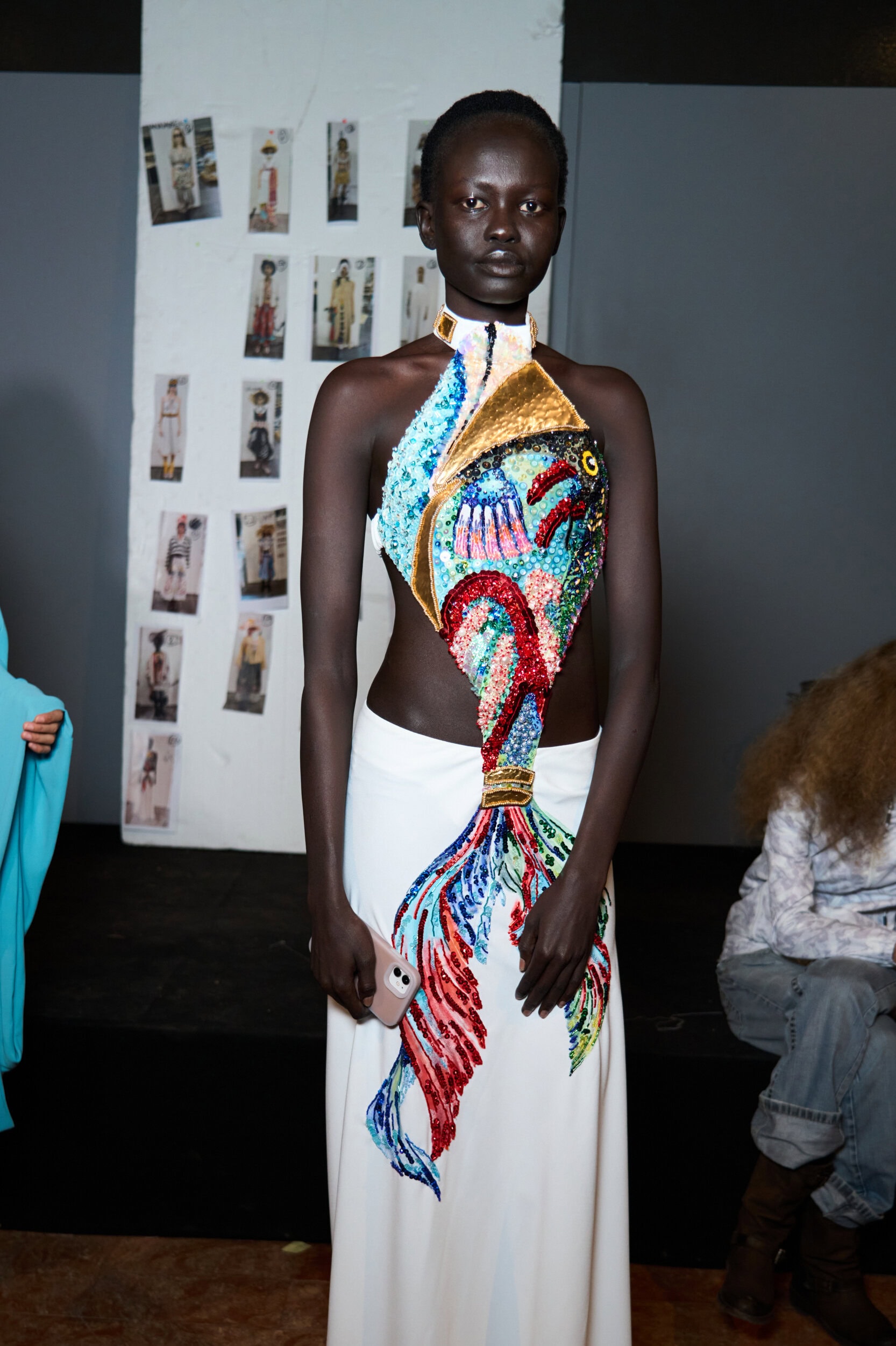 Stella Jean Spring 2026 Fashion Show Backstage