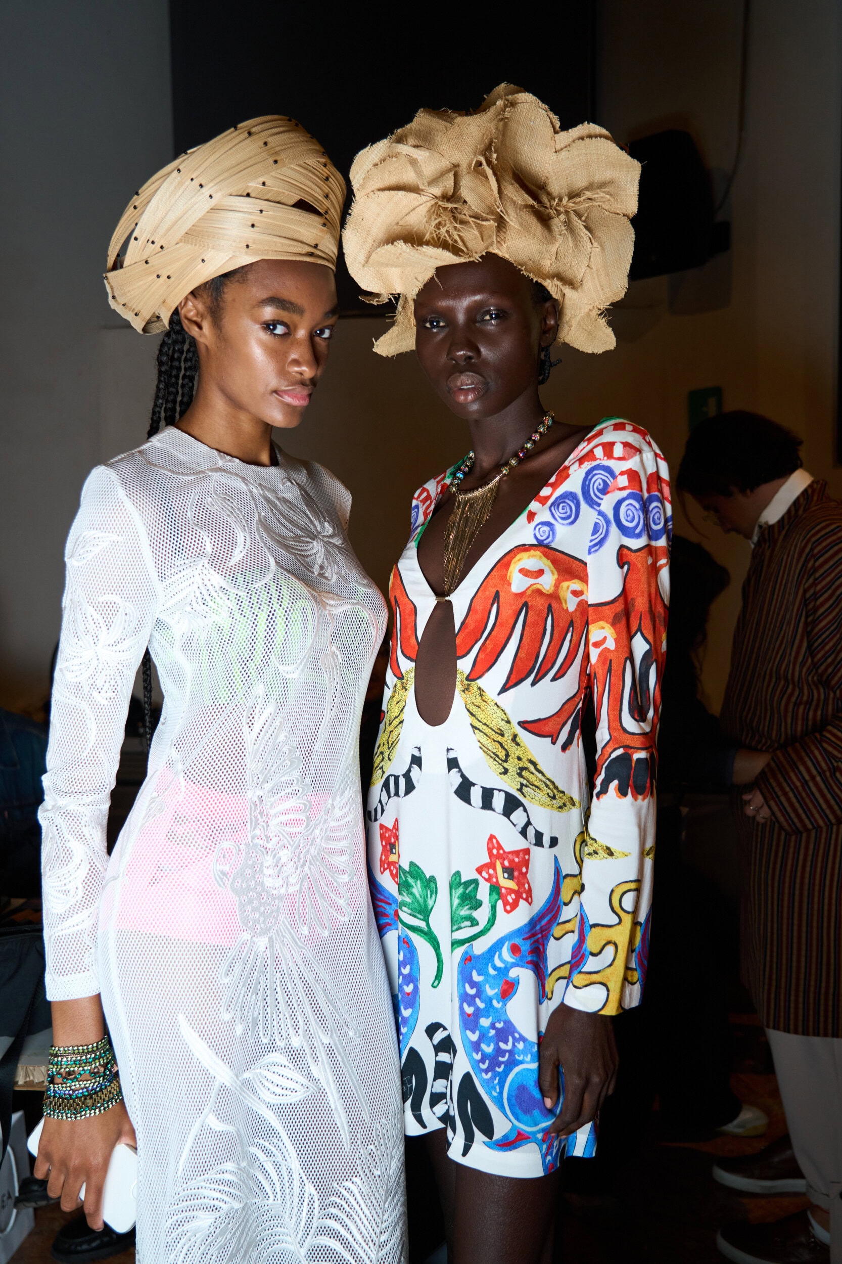 Stella Jean Spring 2026 Fashion Show Backstage