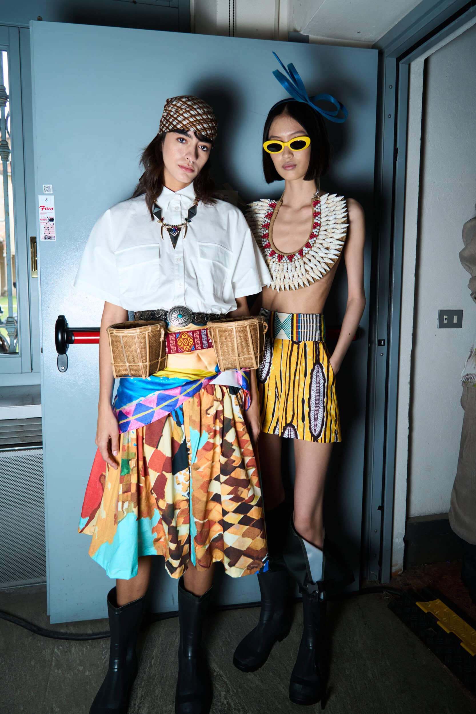 Stella Jean Spring 2026 Fashion Show Backstage