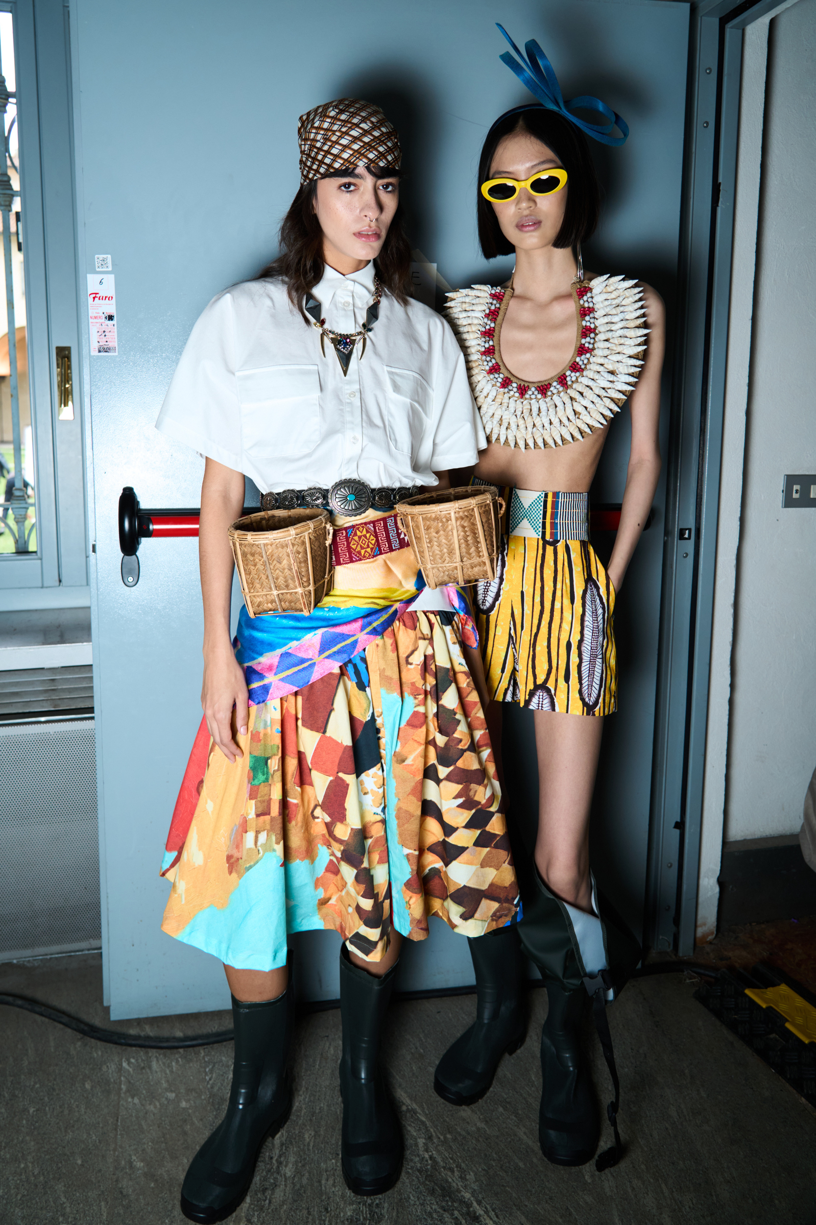 Stella Jean Spring 2026 Fashion Show Backstage