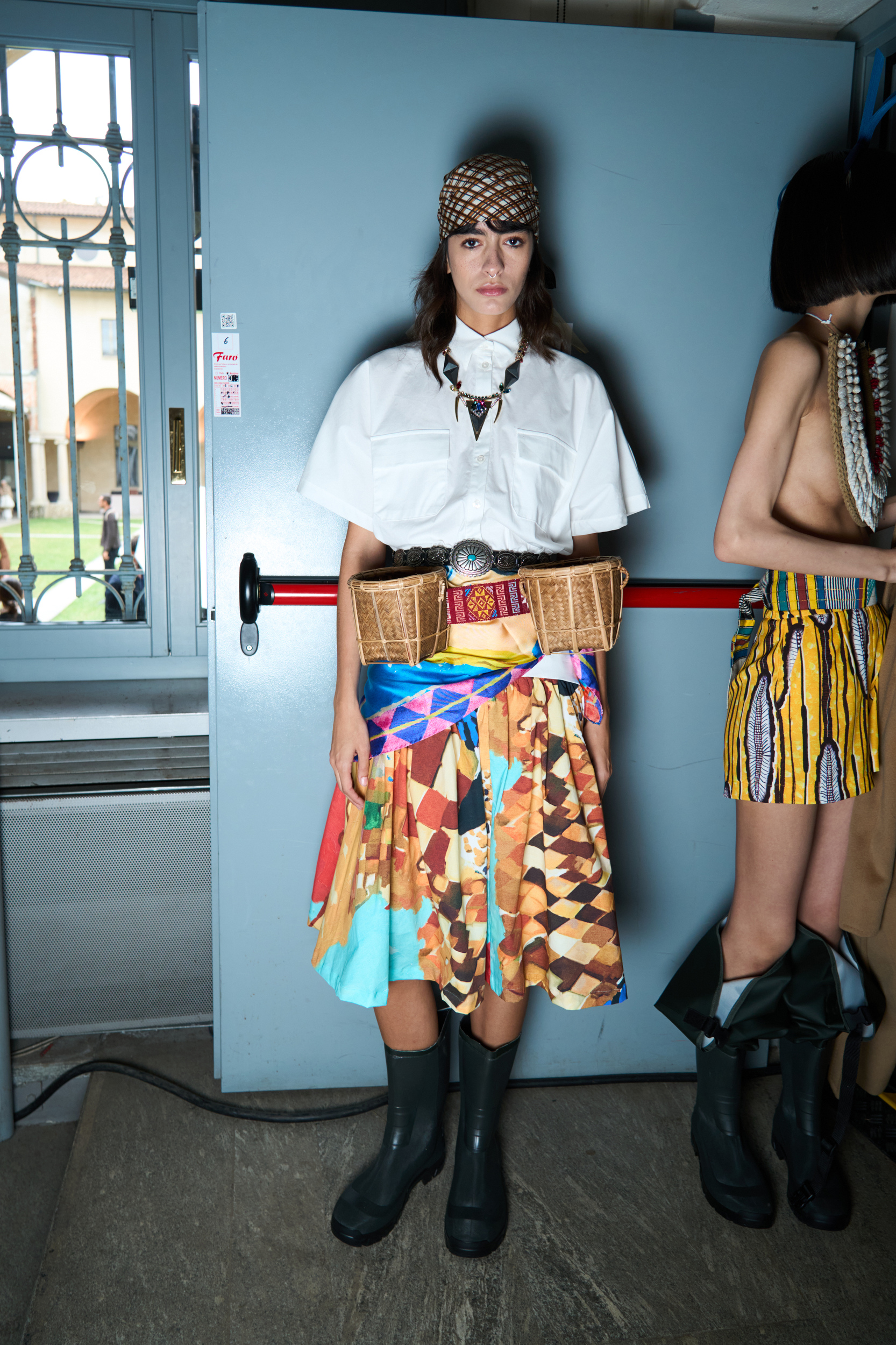 Stella Jean Spring 2026 Fashion Show Backstage