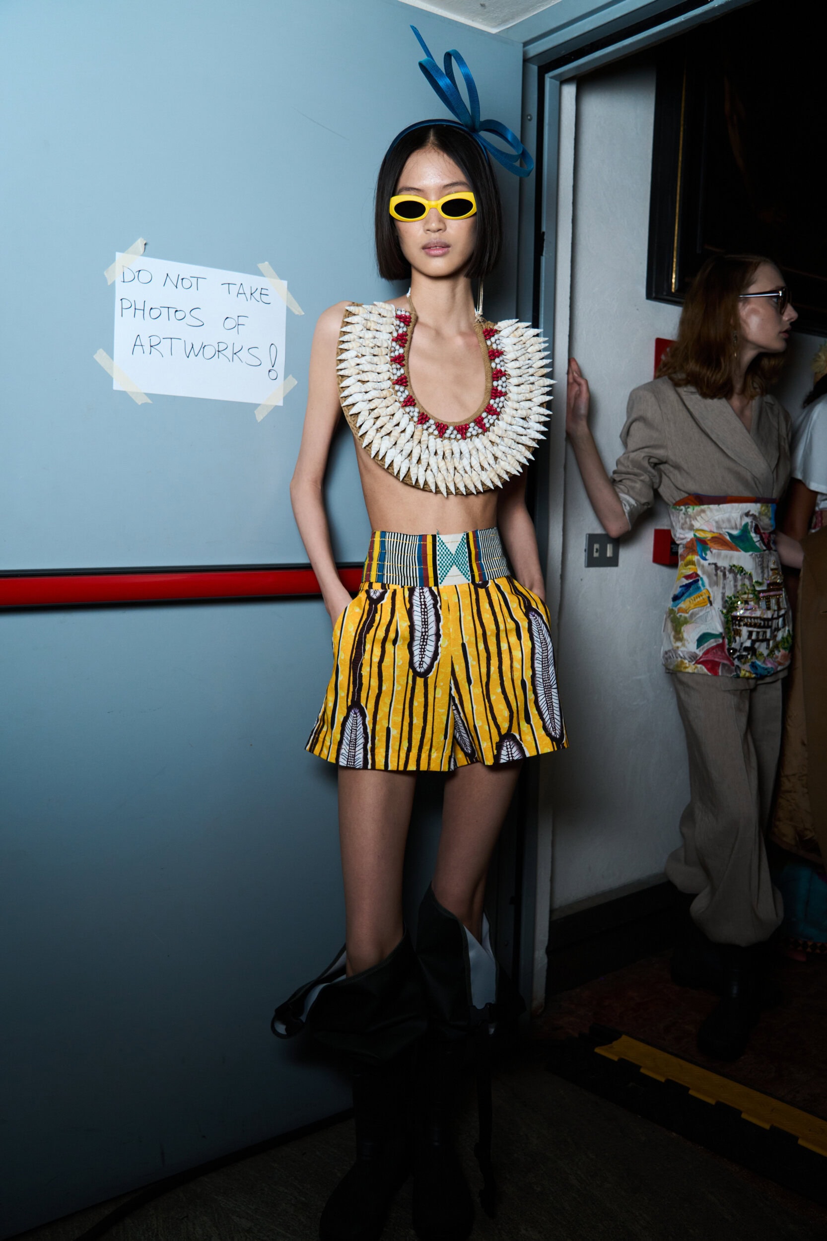 Stella Jean Spring 2026 Fashion Show Backstage