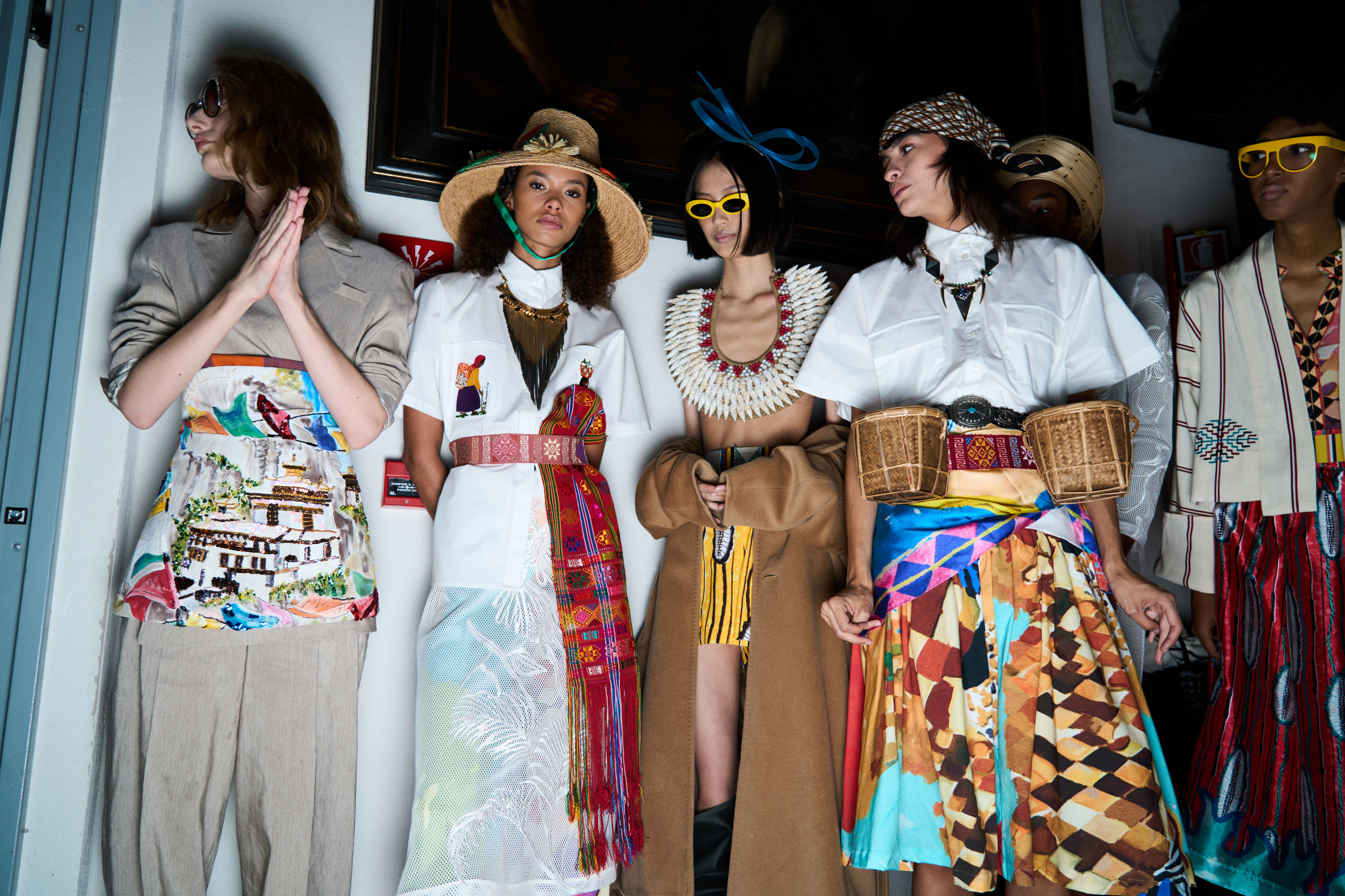 Stella Jean Spring 2026 Fashion Show Backstage