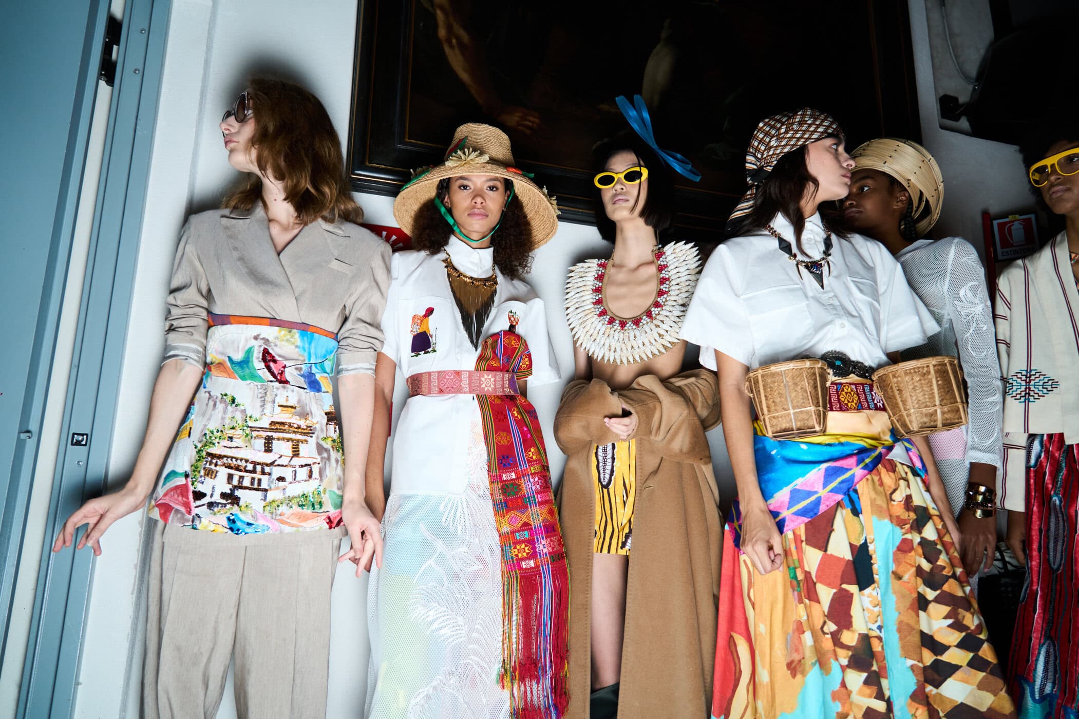 Stella Jean Spring 2026 Fashion Show Backstage