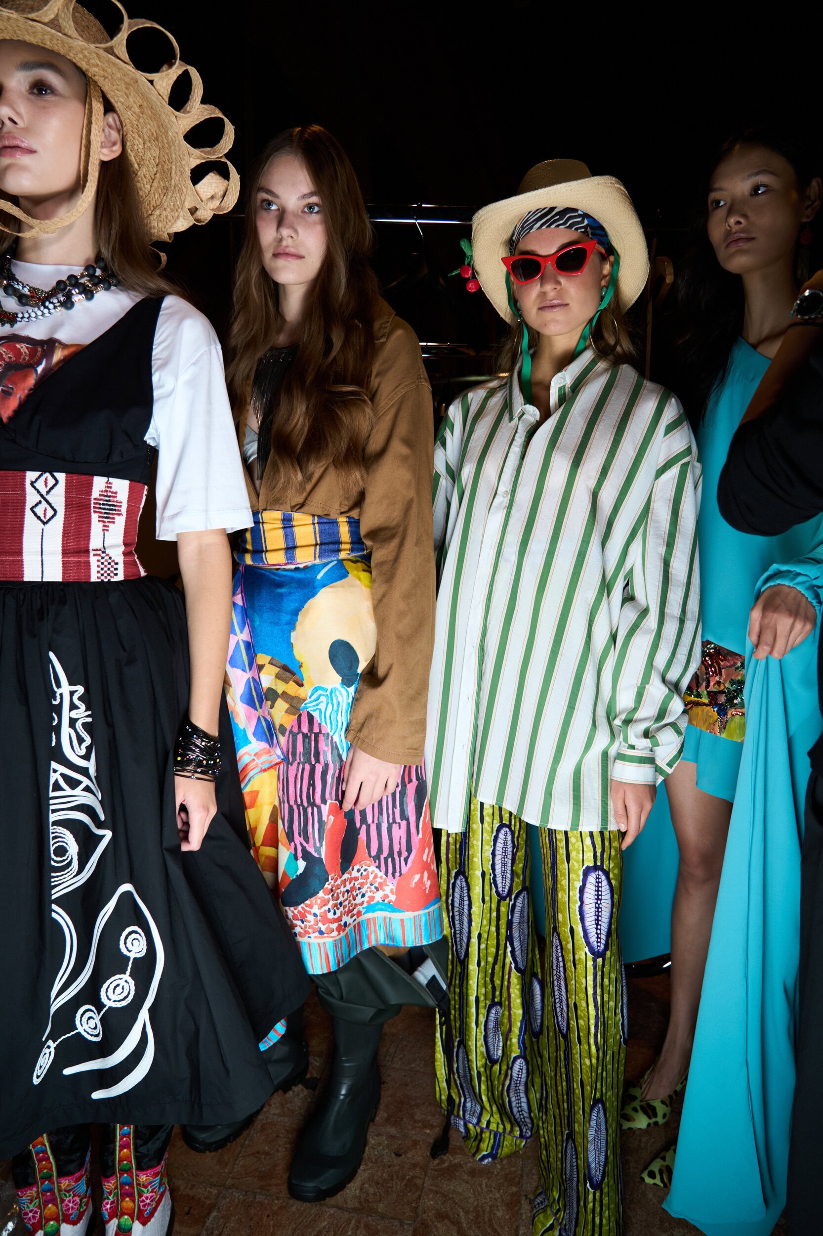 Stella Jean Spring 2026 Fashion Show Backstage