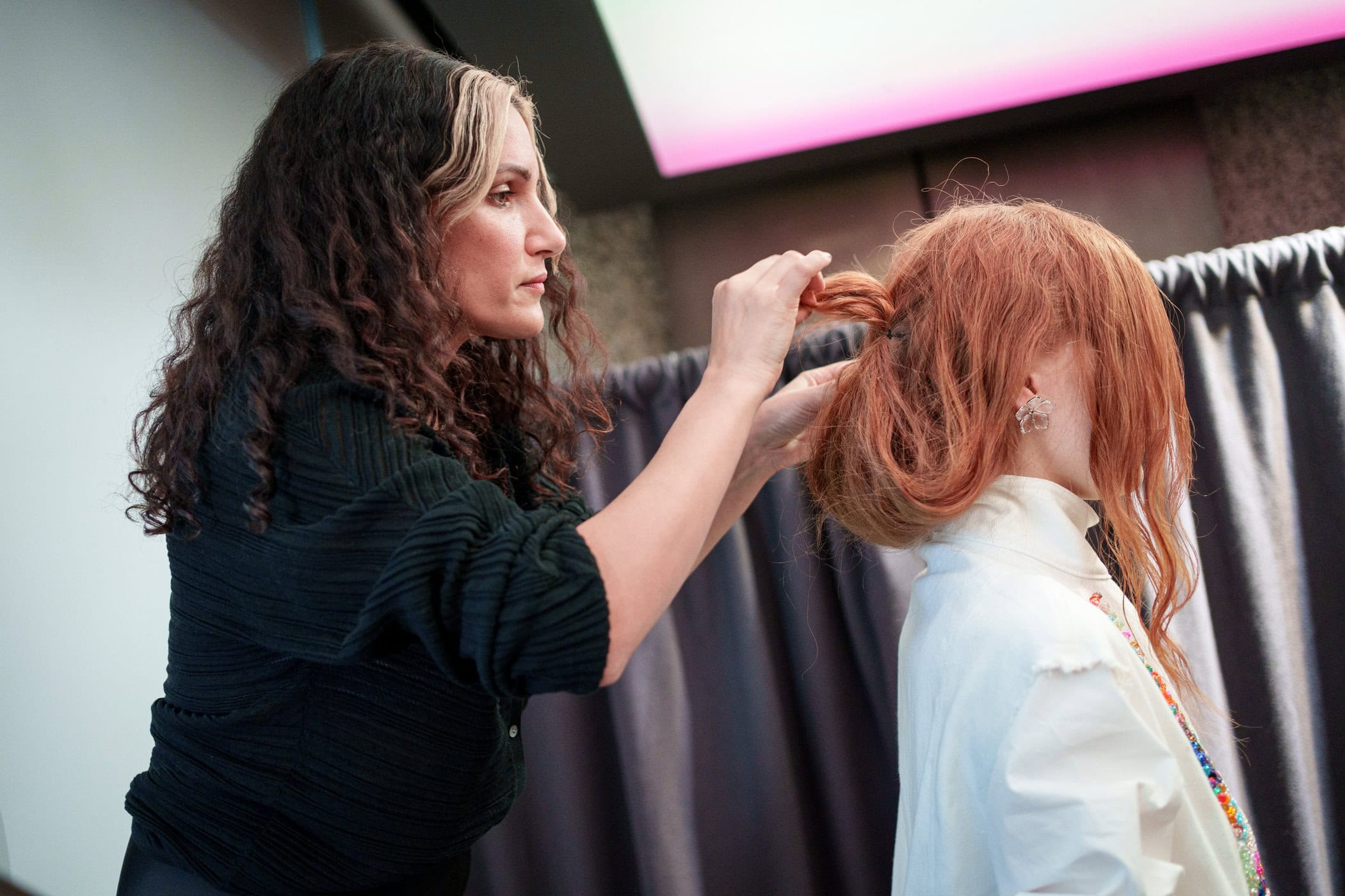 Susan Fang Spring 2026 Fashion Show Backstage