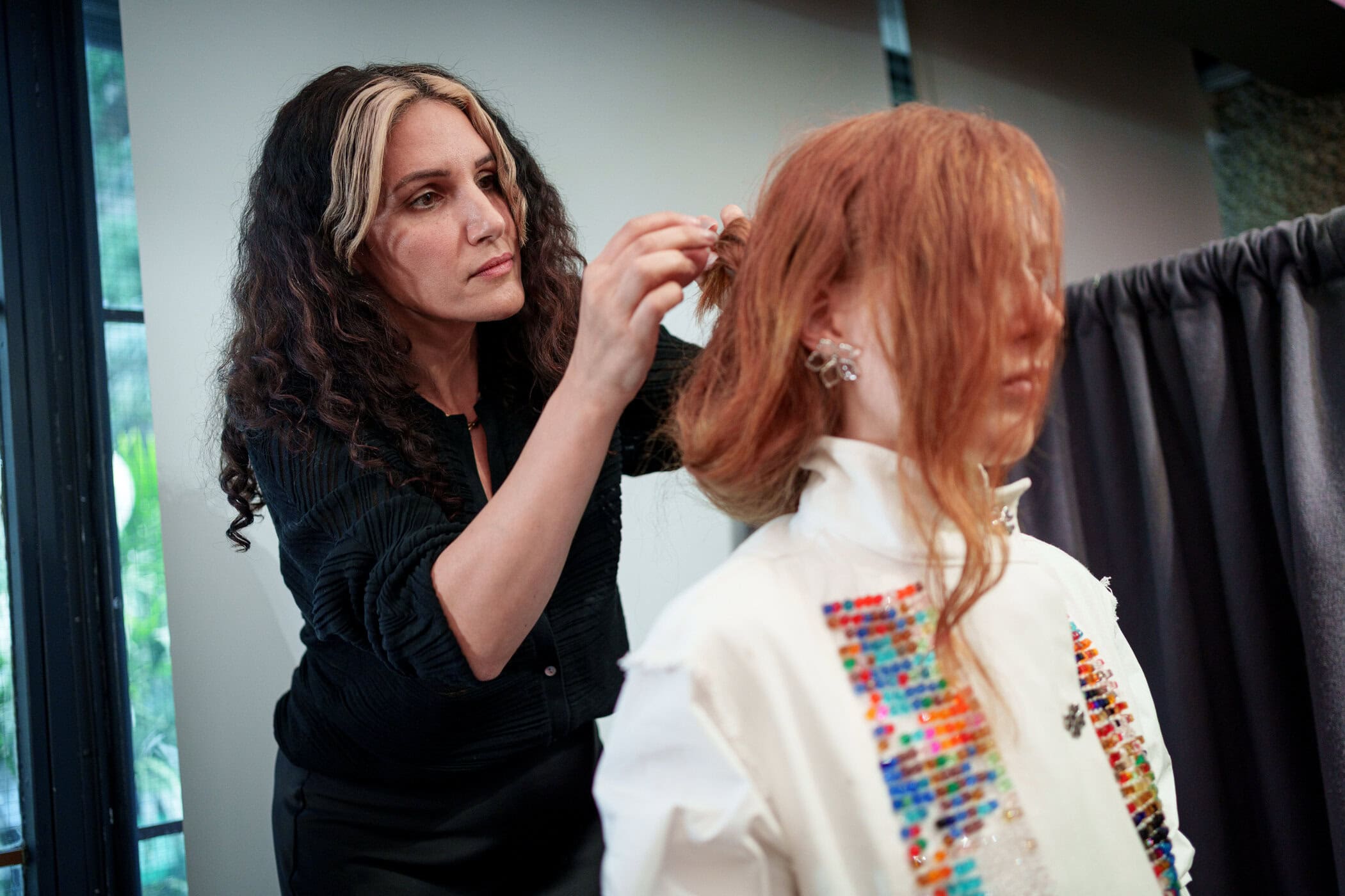 Susan Fang Spring 2026 Fashion Show Backstage