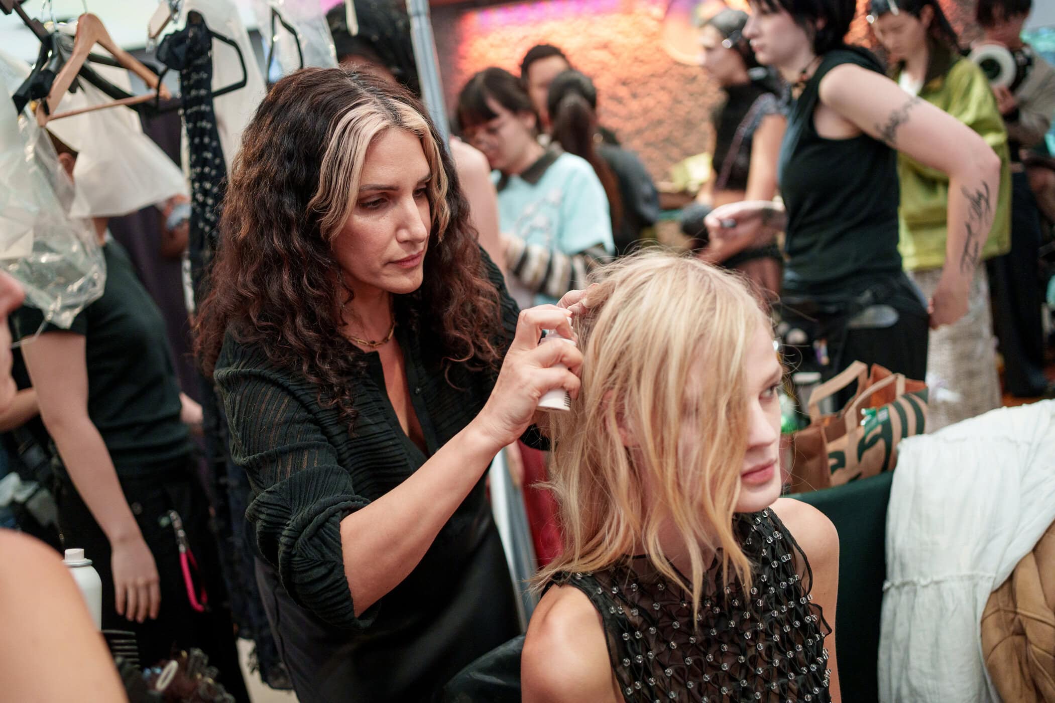 Susan Fang Spring 2026 Fashion Show Backstage
