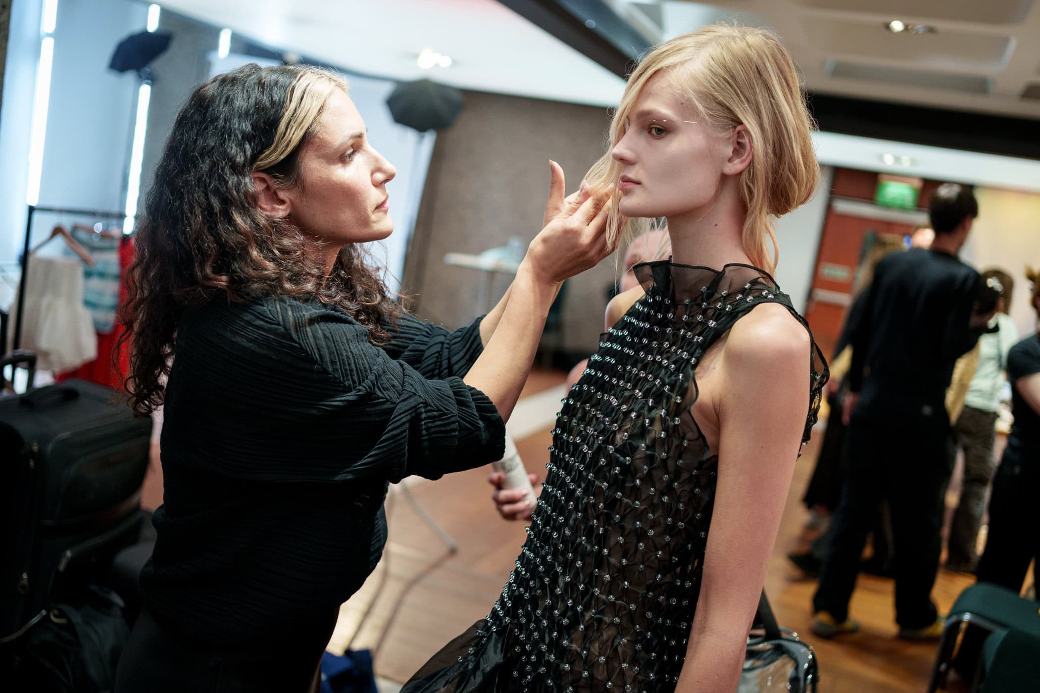 Susan Fang Spring 2026 Fashion Show Backstage