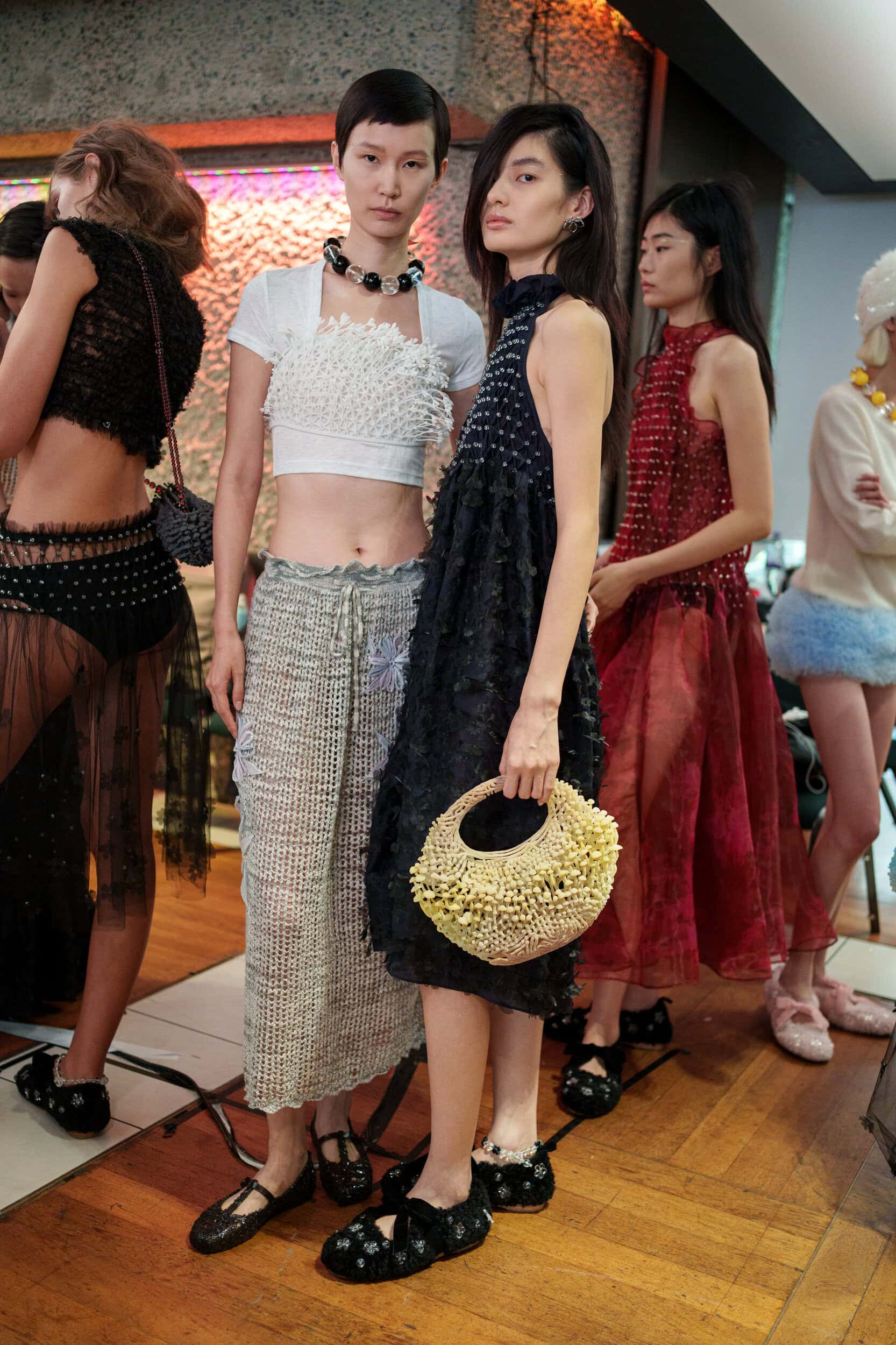 Susan Fang Spring 2026 Fashion Show Backstage