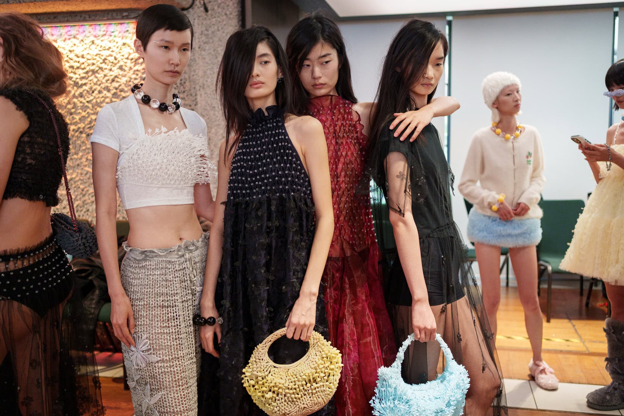 Susan Fang Spring 2026 Fashion Show Backstage