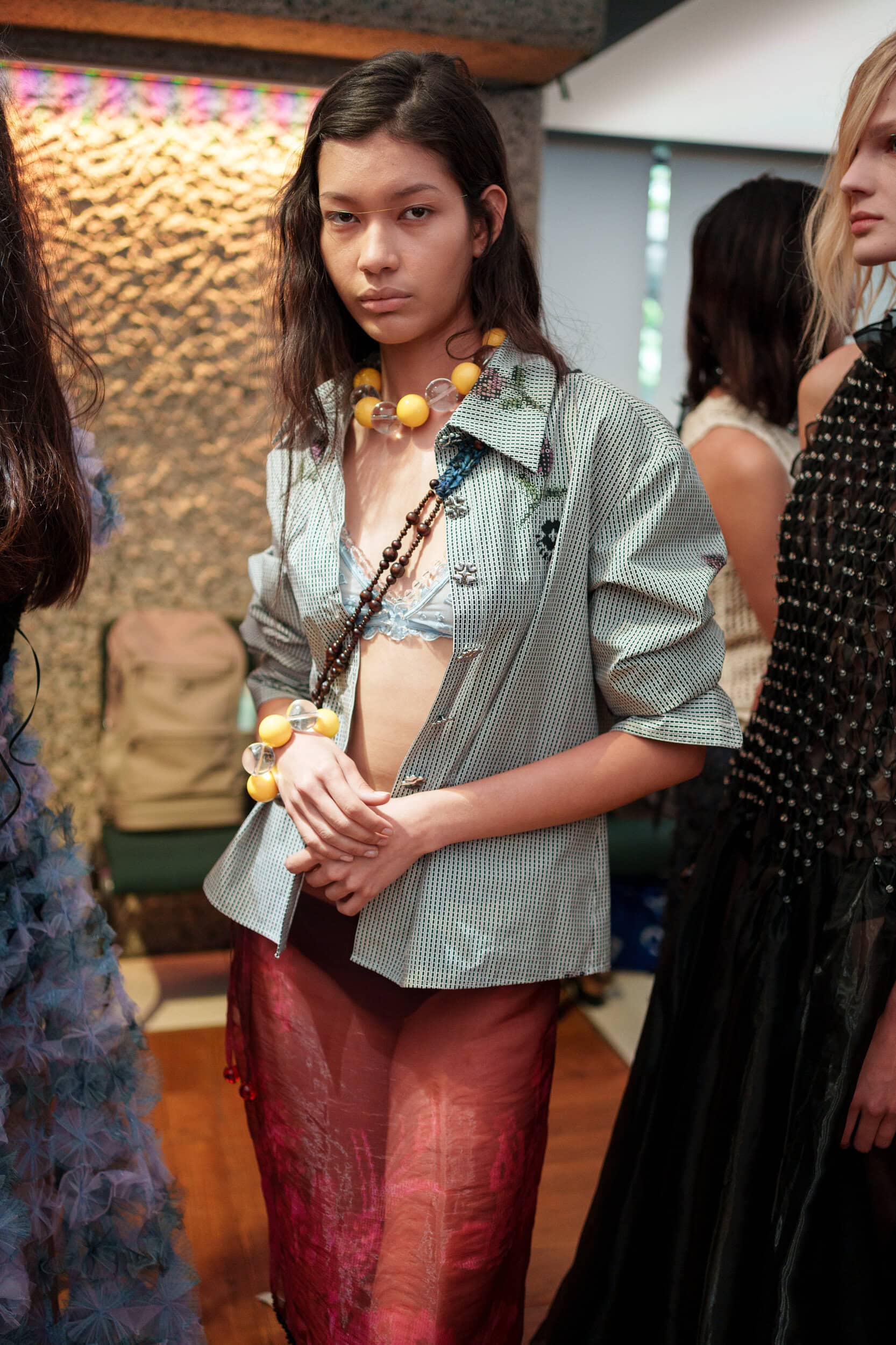 Susan Fang Spring 2026 Fashion Show Backstage