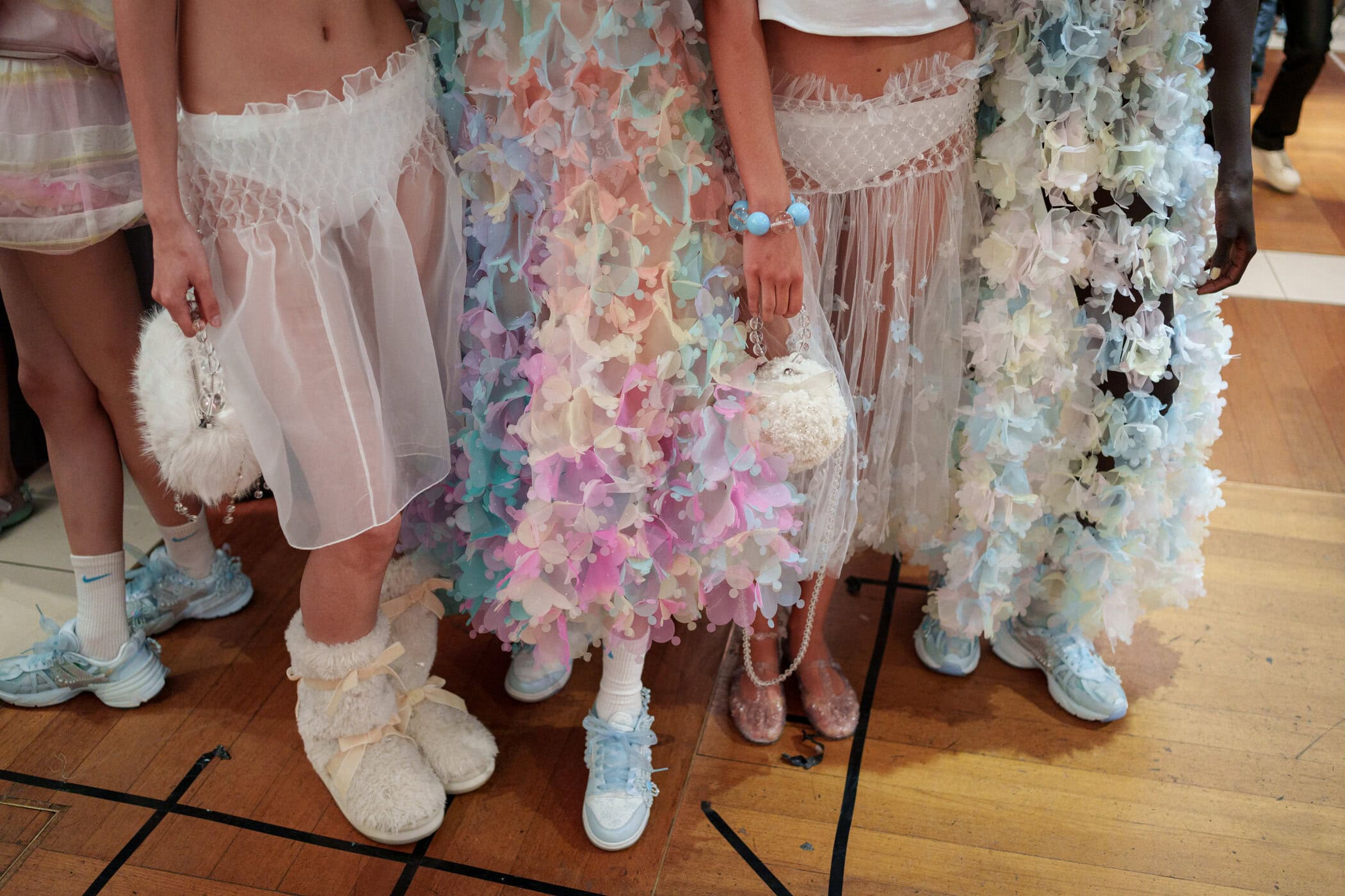 Susan Fang Spring 2026 Fashion Show Backstage