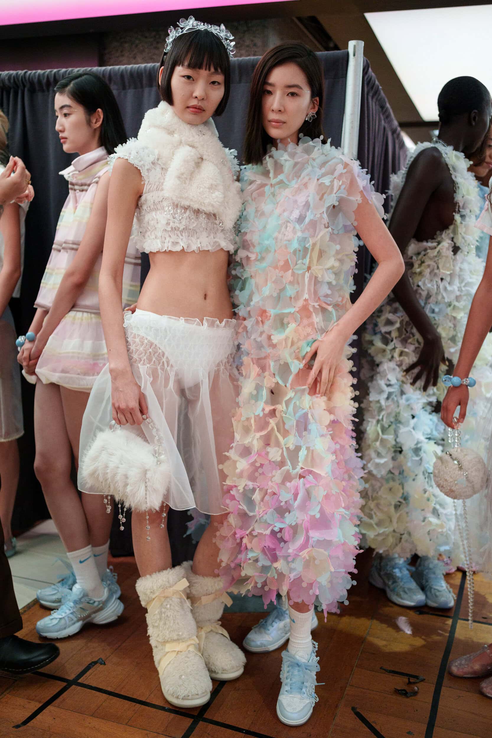 Susan Fang Spring 2026 Fashion Show Backstage