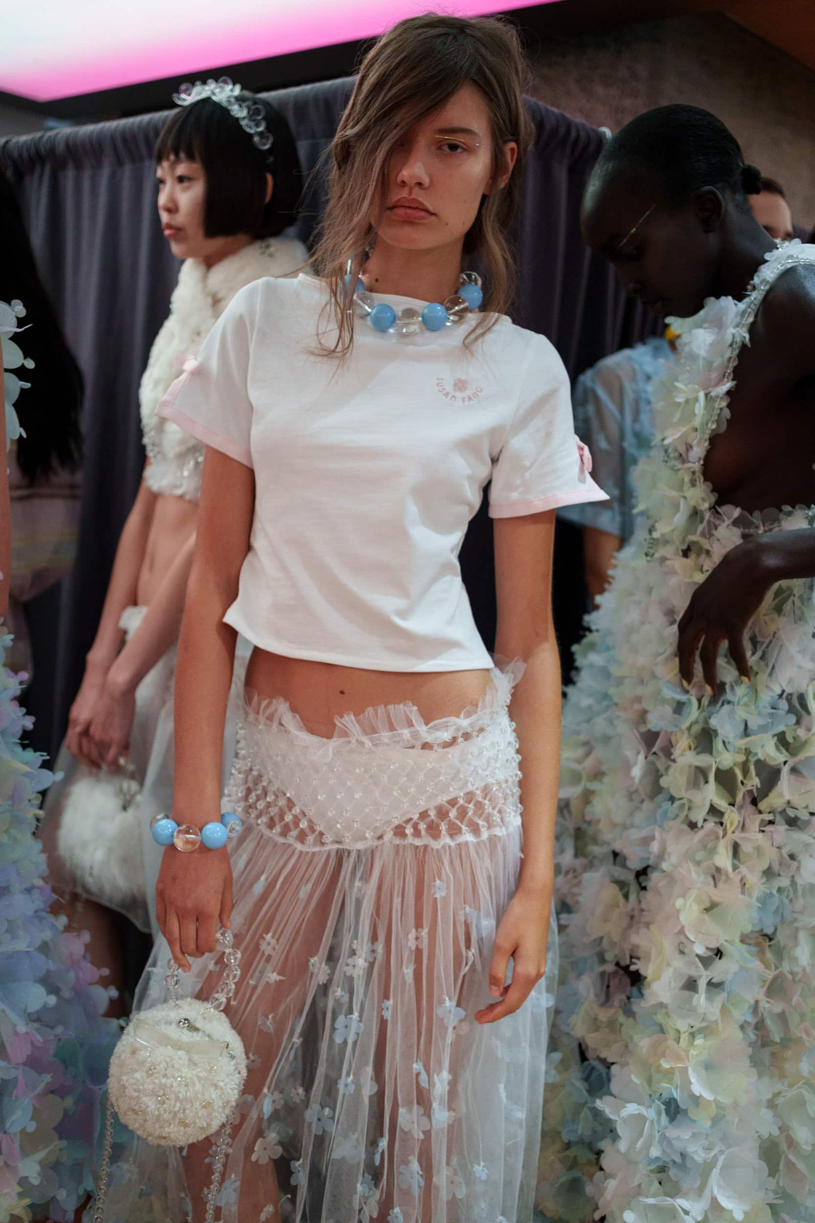 Susan Fang Spring 2026 Fashion Show Backstage