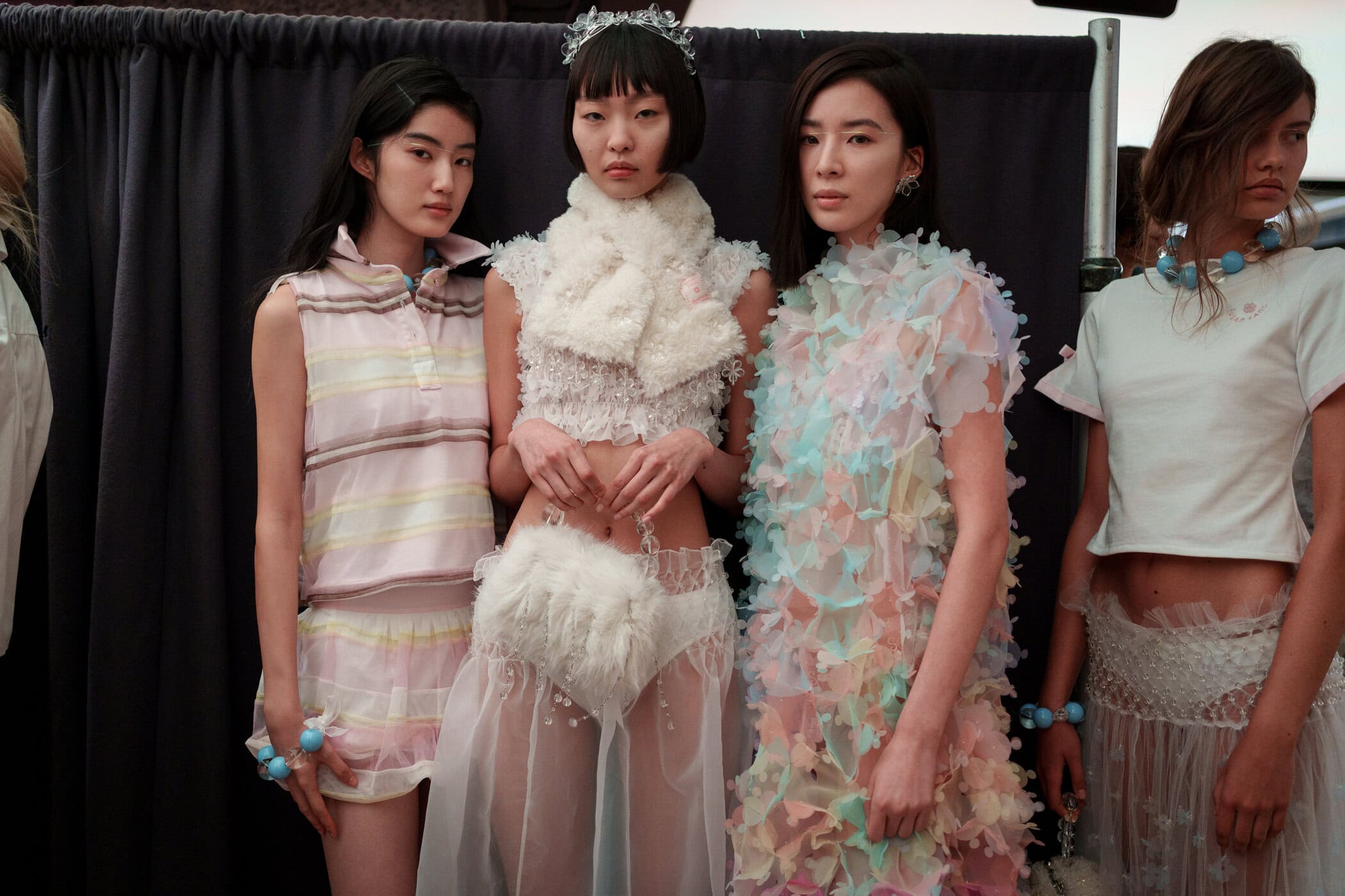 Susan Fang Spring 2026 Fashion Show Backstage