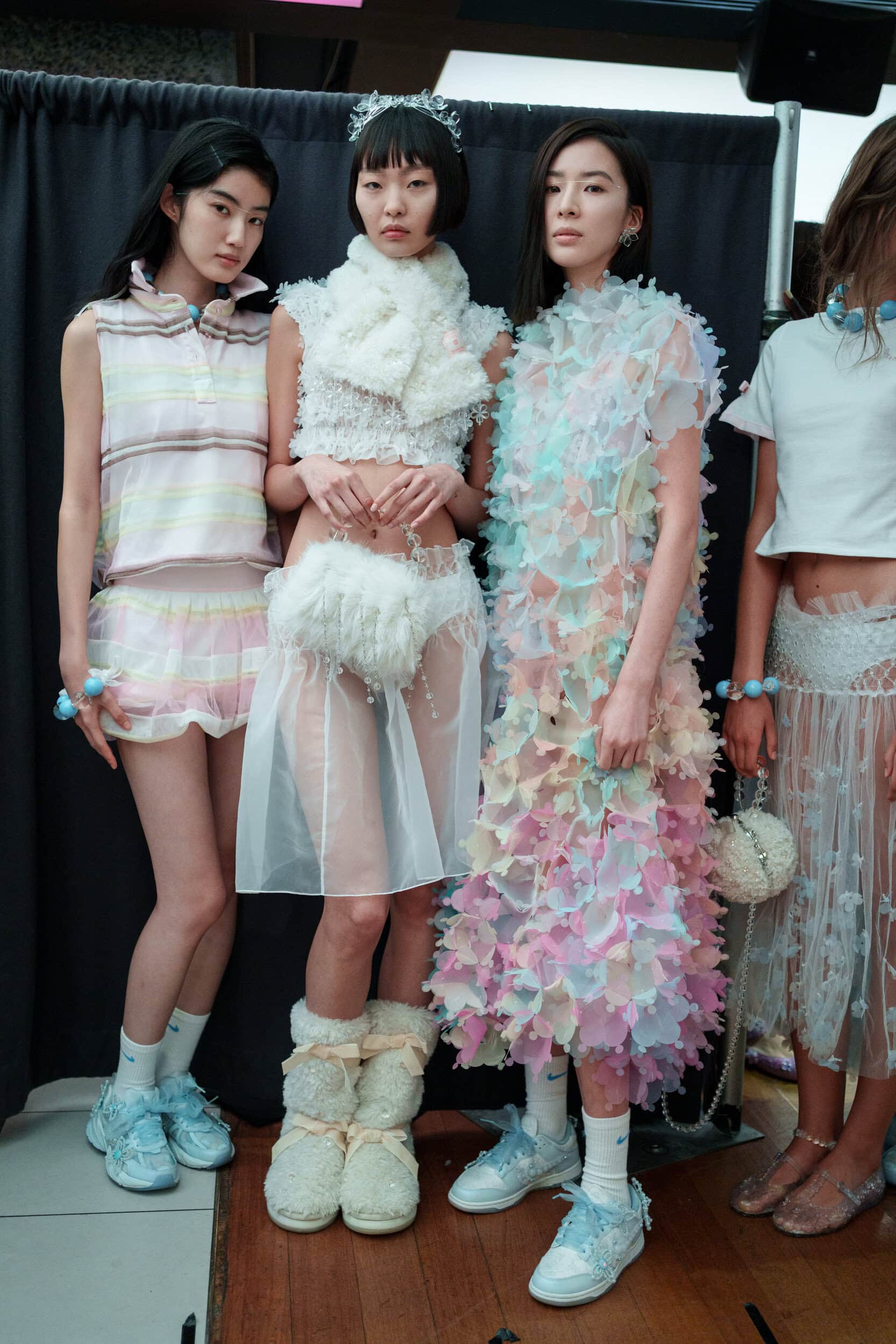 Susan Fang Spring 2026 Fashion Show Backstage