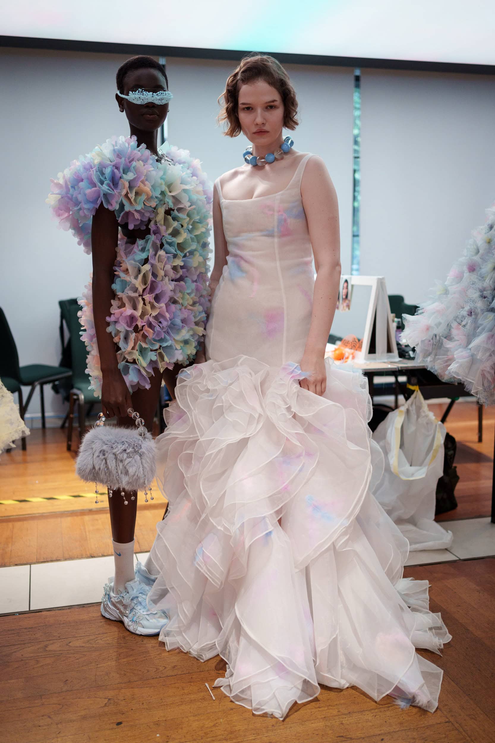 Susan Fang Spring 2026 Fashion Show Backstage