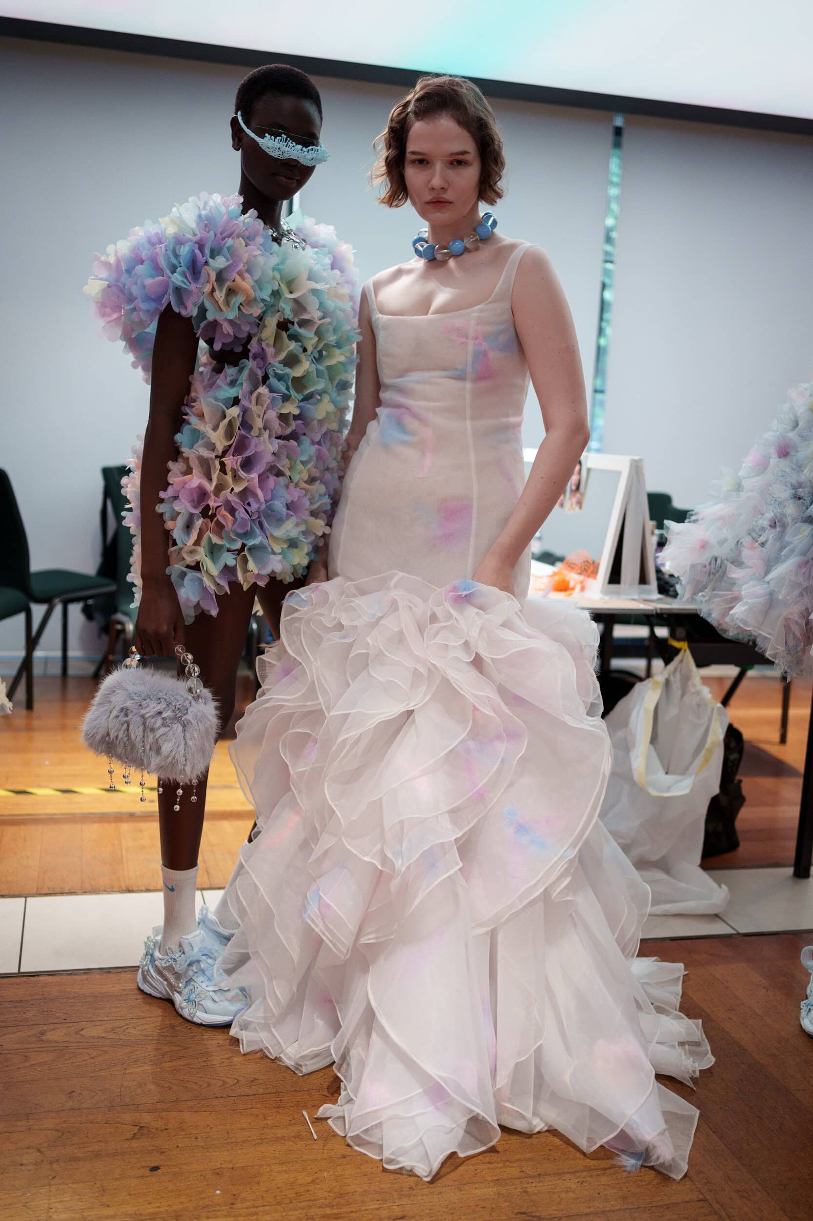 Susan Fang Spring 2026 Fashion Show Backstage