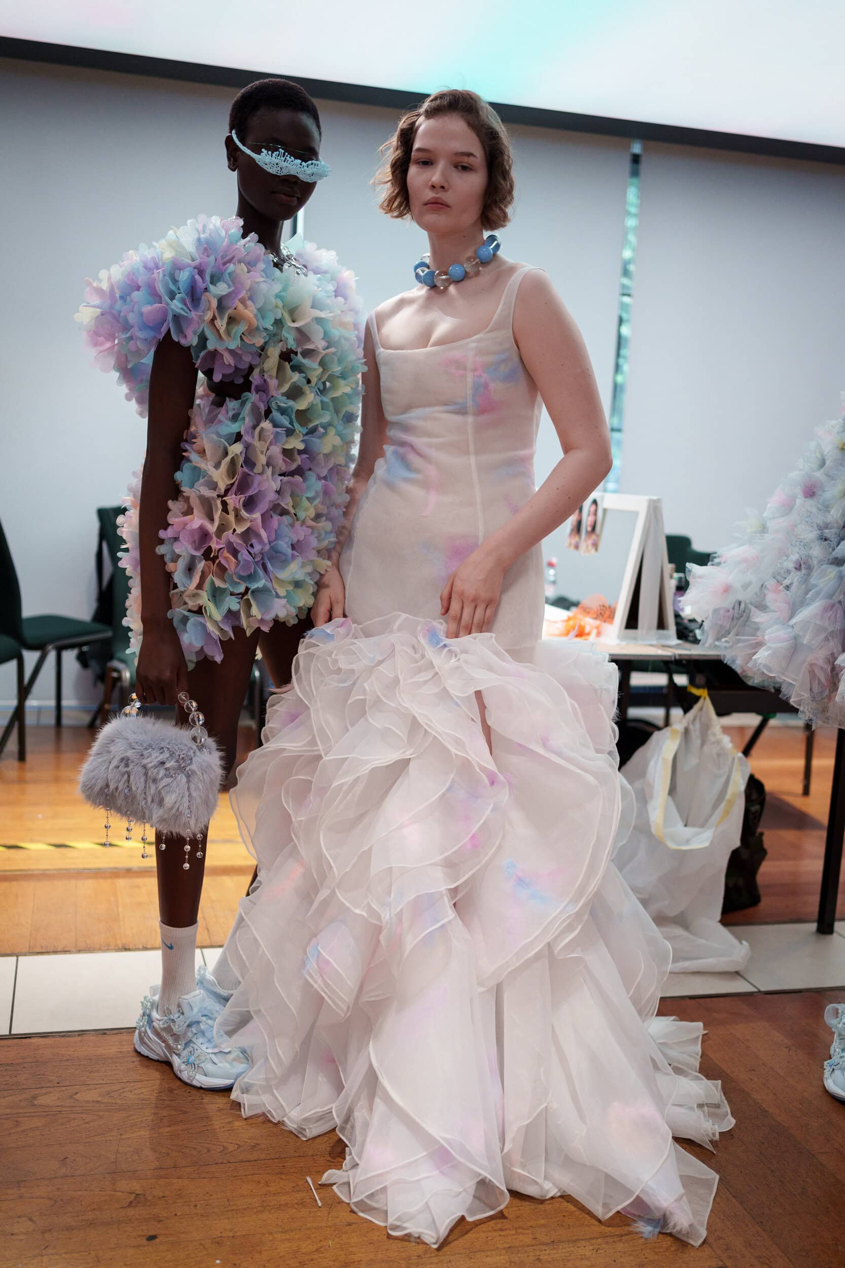 Susan Fang Spring 2026 Fashion Show Backstage