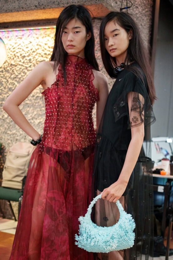 Susan Fang Spring 2026 Fashion Show Backstage