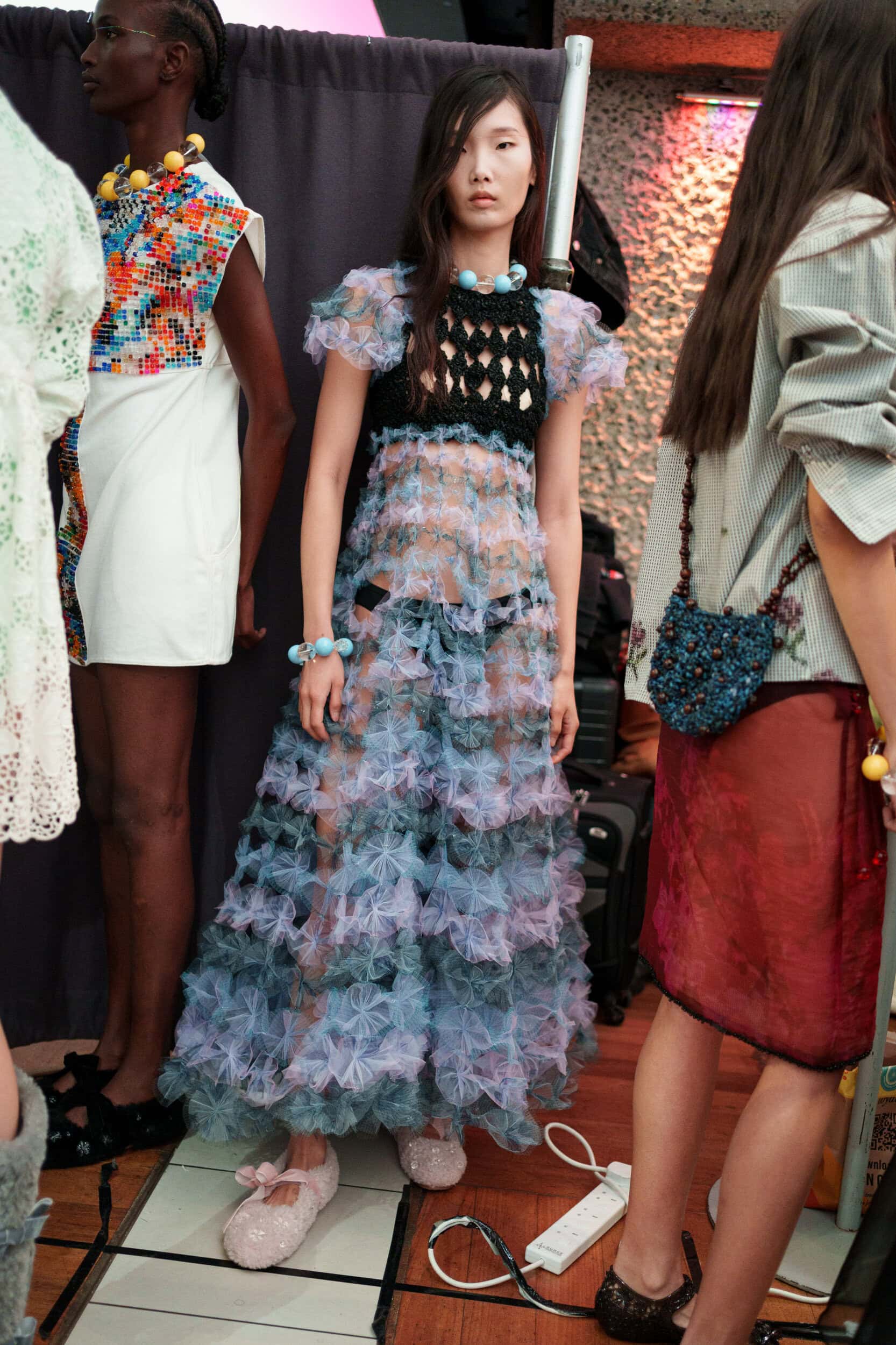 Susan Fang Spring 2026 Fashion Show Backstage