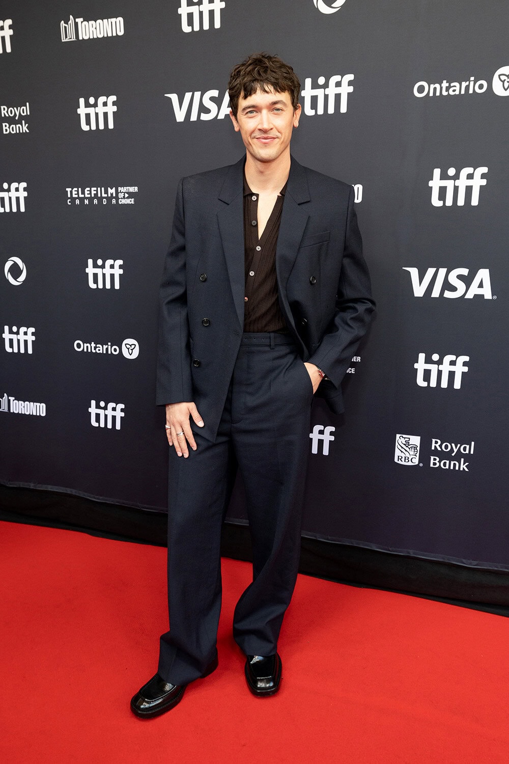 Tom Blyth Wears Saint Laurent at "The Fence" premiere - 50th Toronto International Film Festival