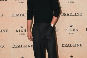 Tom Blyth Wears Saint Laurent Panthea Bag for the 'Deadline Studio' at the 50th Toronto International Film Festival