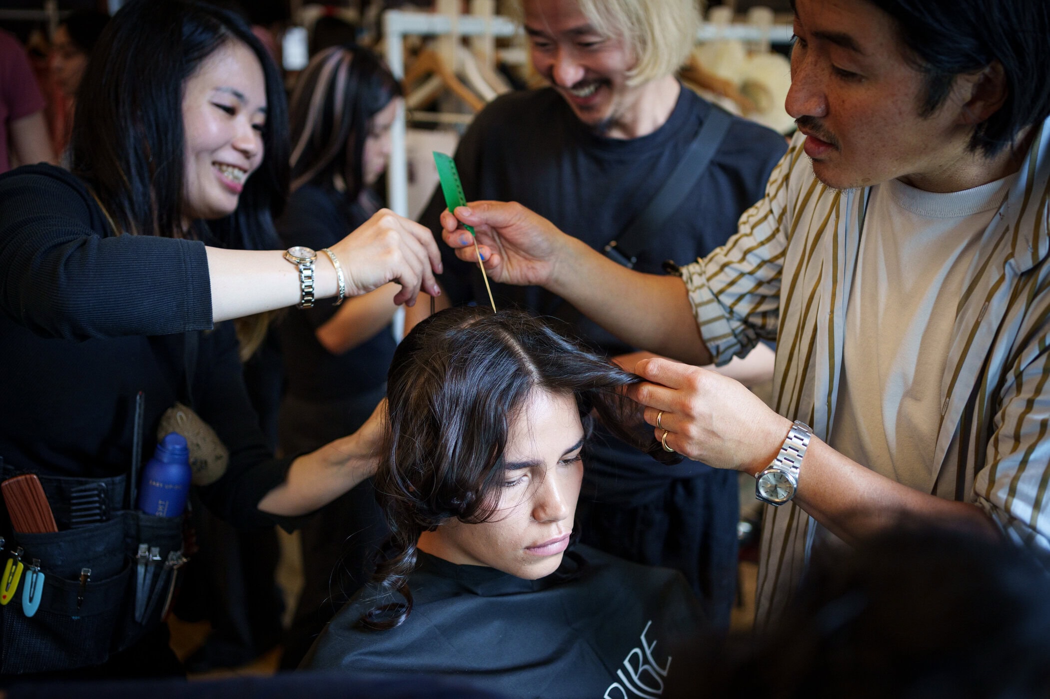 Yuhan Wang Spring 2026 Fashion Show Backstage