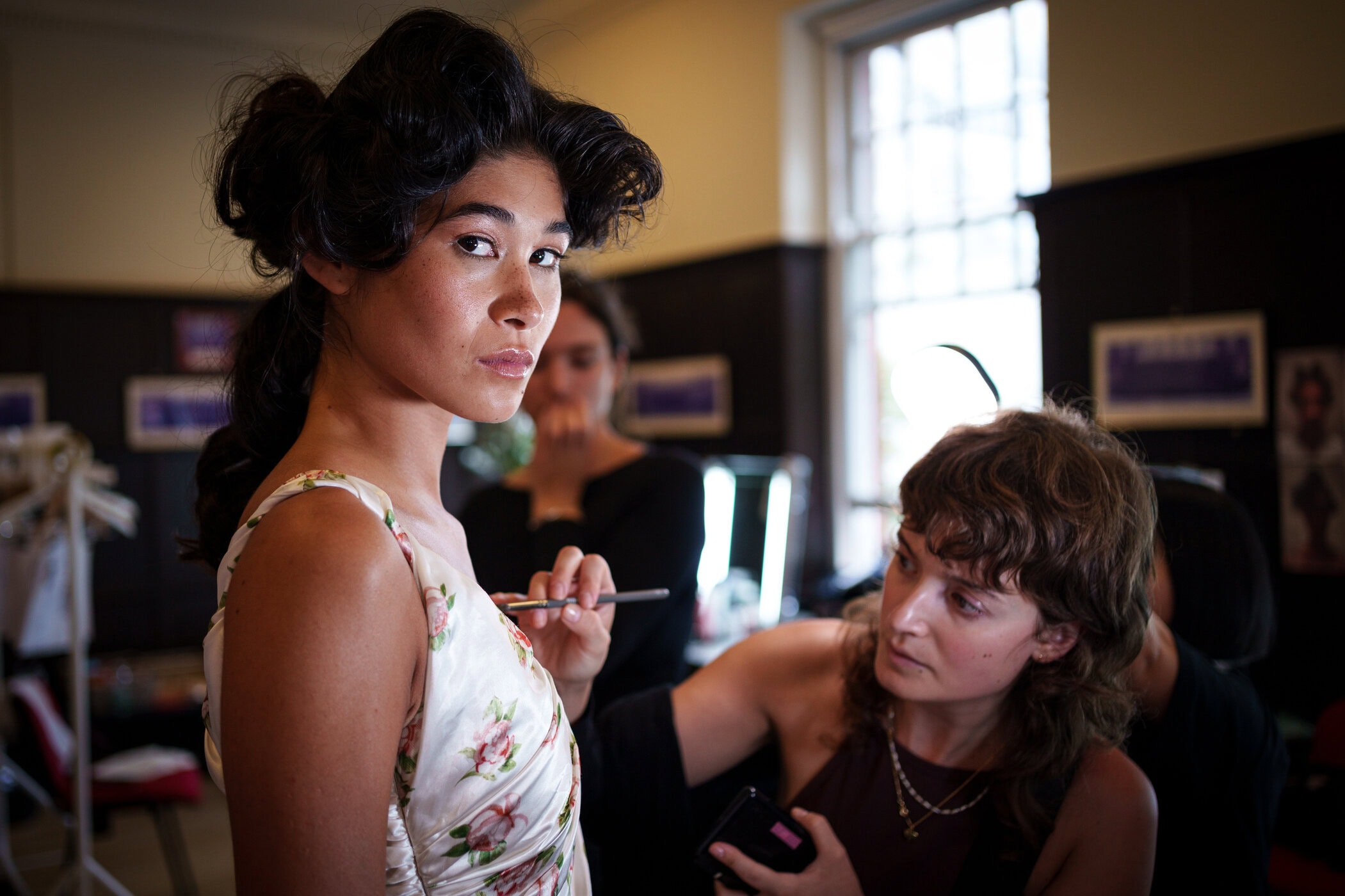 Yuhan Wang Spring 2026 Fashion Show Backstage