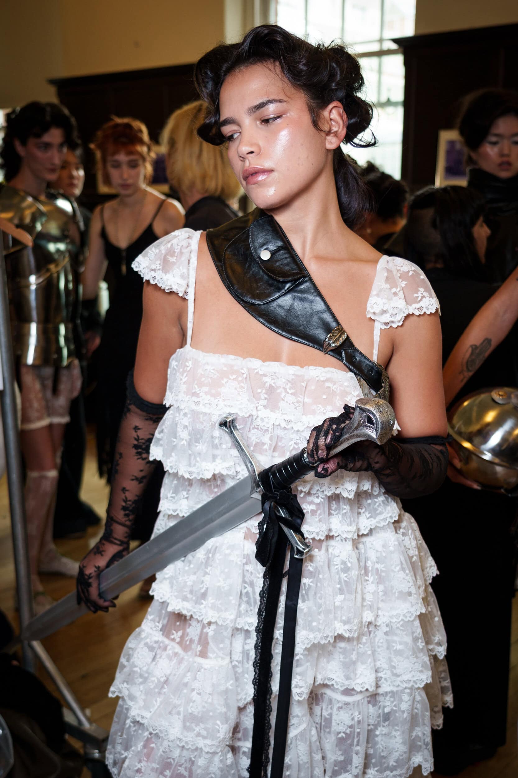 Yuhan Wang Spring 2026 Fashion Show Backstage