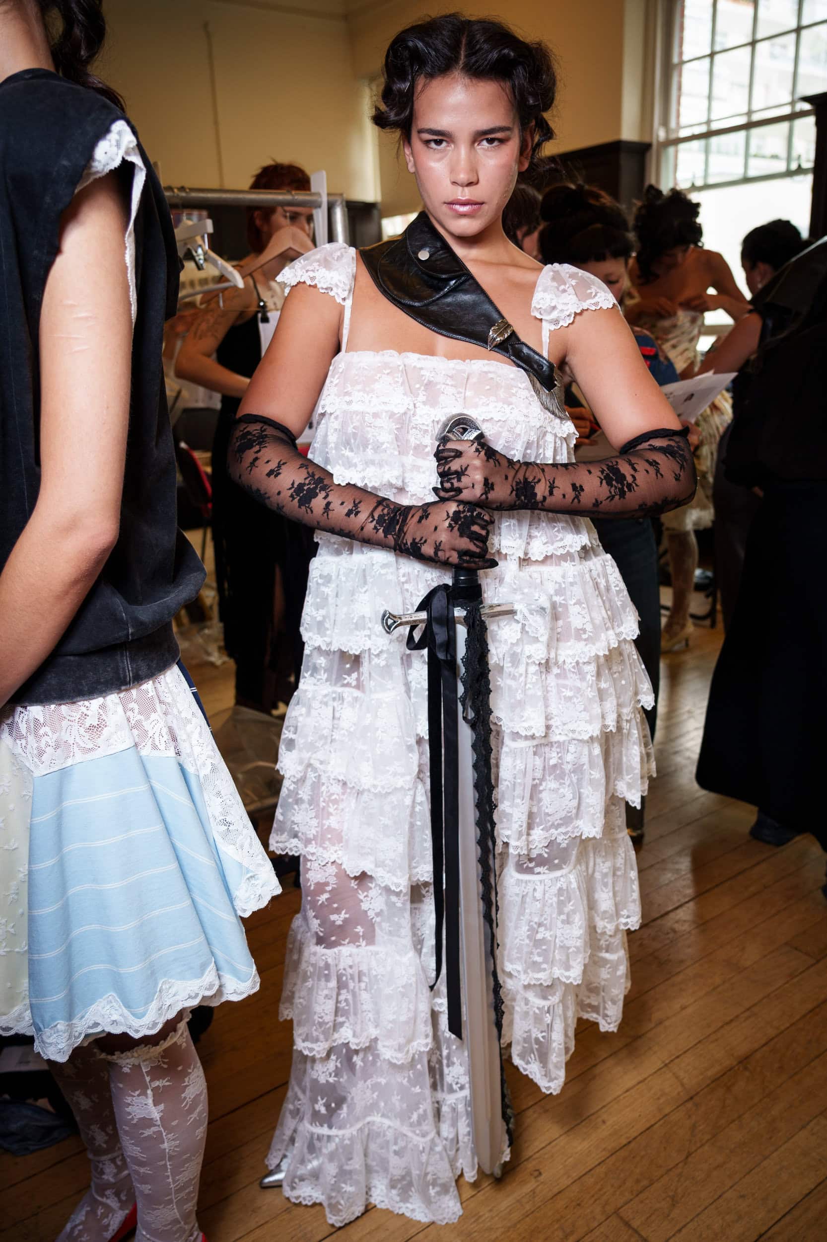 Yuhan Wang Spring 2026 Fashion Show Backstage