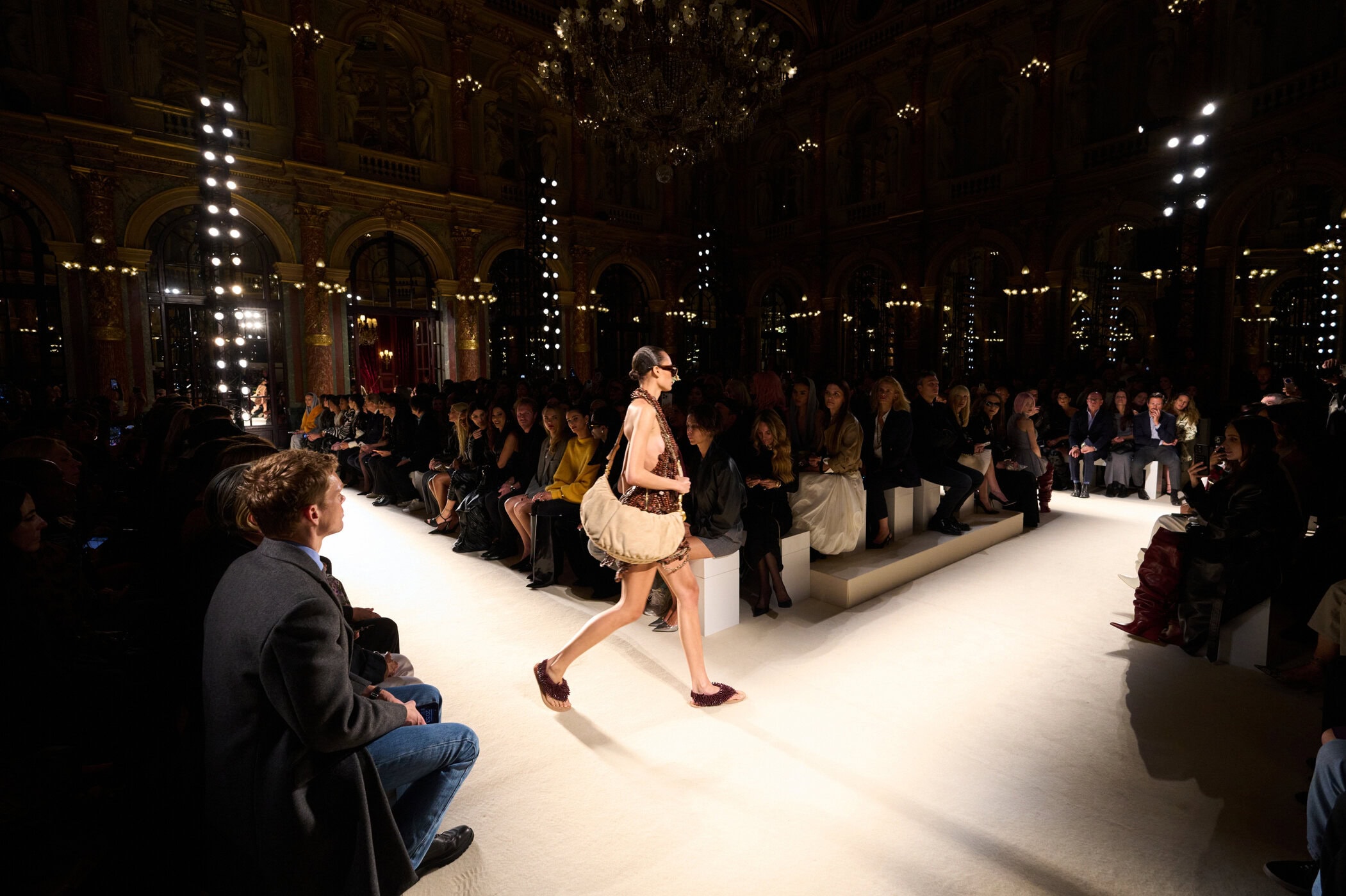 Balmain Spring 2026 Fashion Show Atmosphere