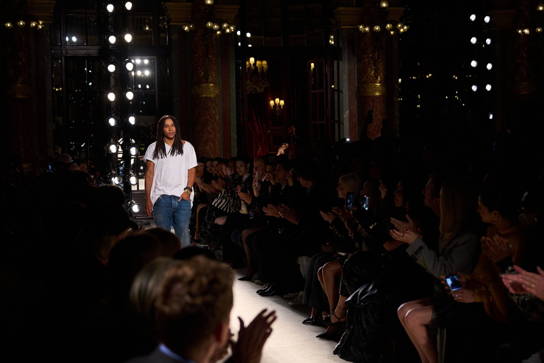 Balmain Spring 2026 Fashion Show Atmosphere