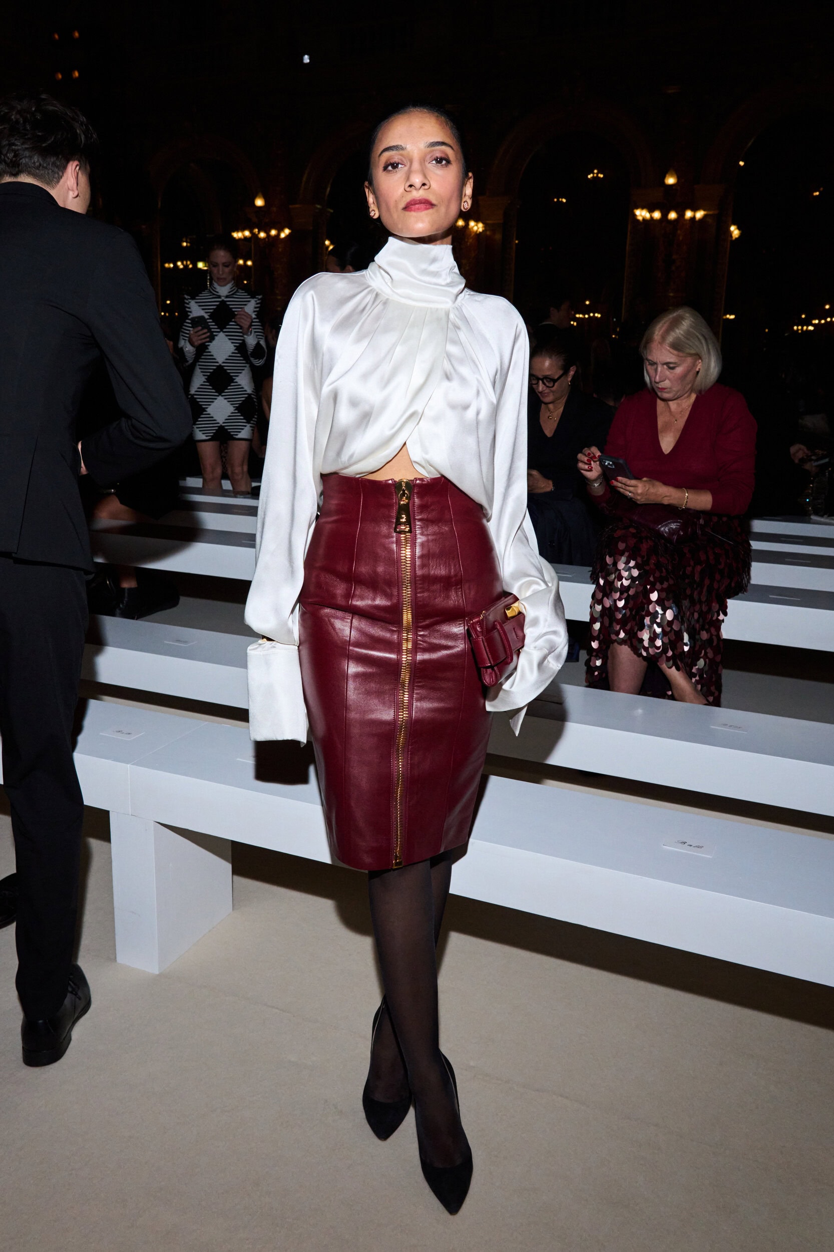 Balmain Spring 2026 Fashion Show Front Row