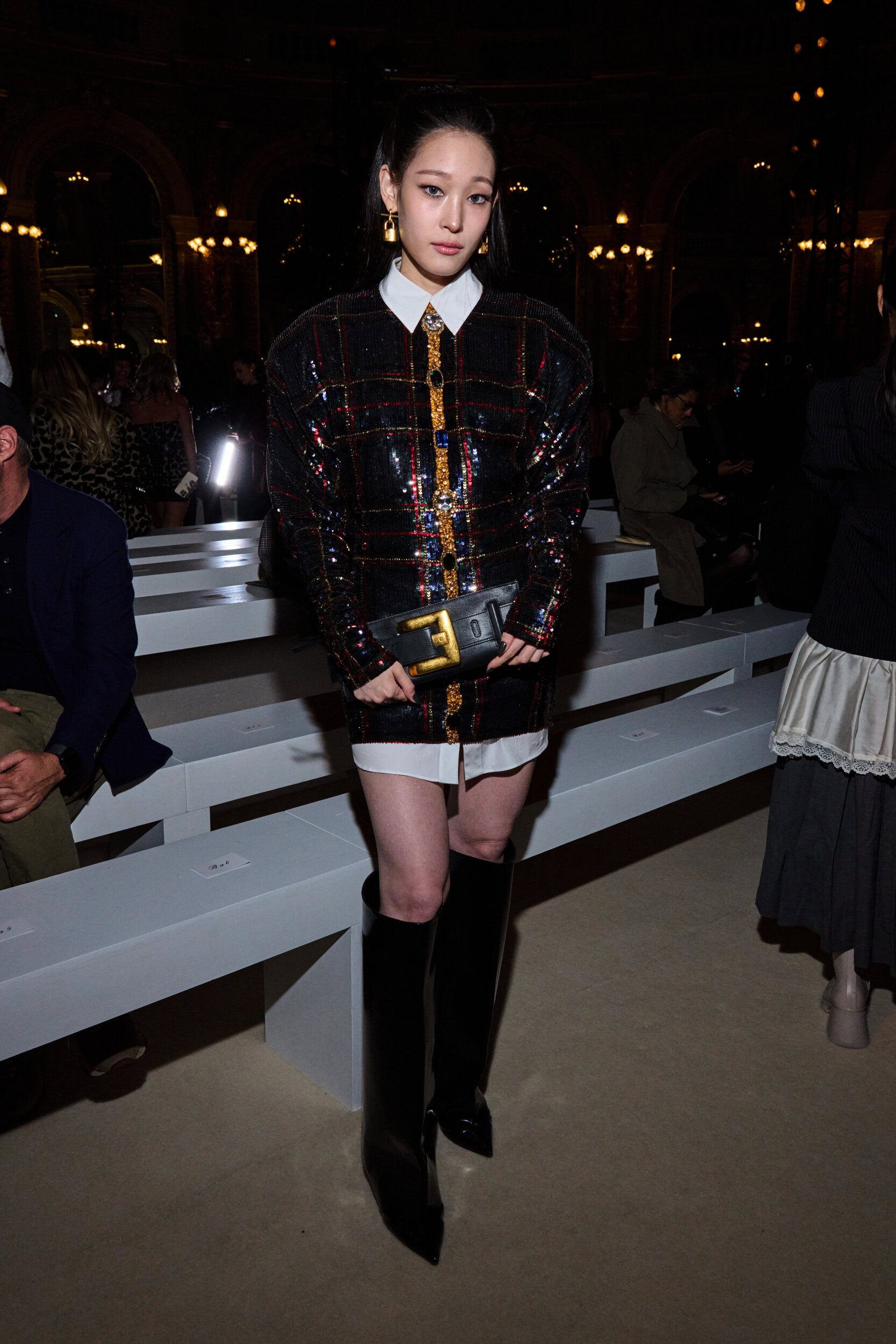 Balmain Spring 2026 Fashion Show Front Row