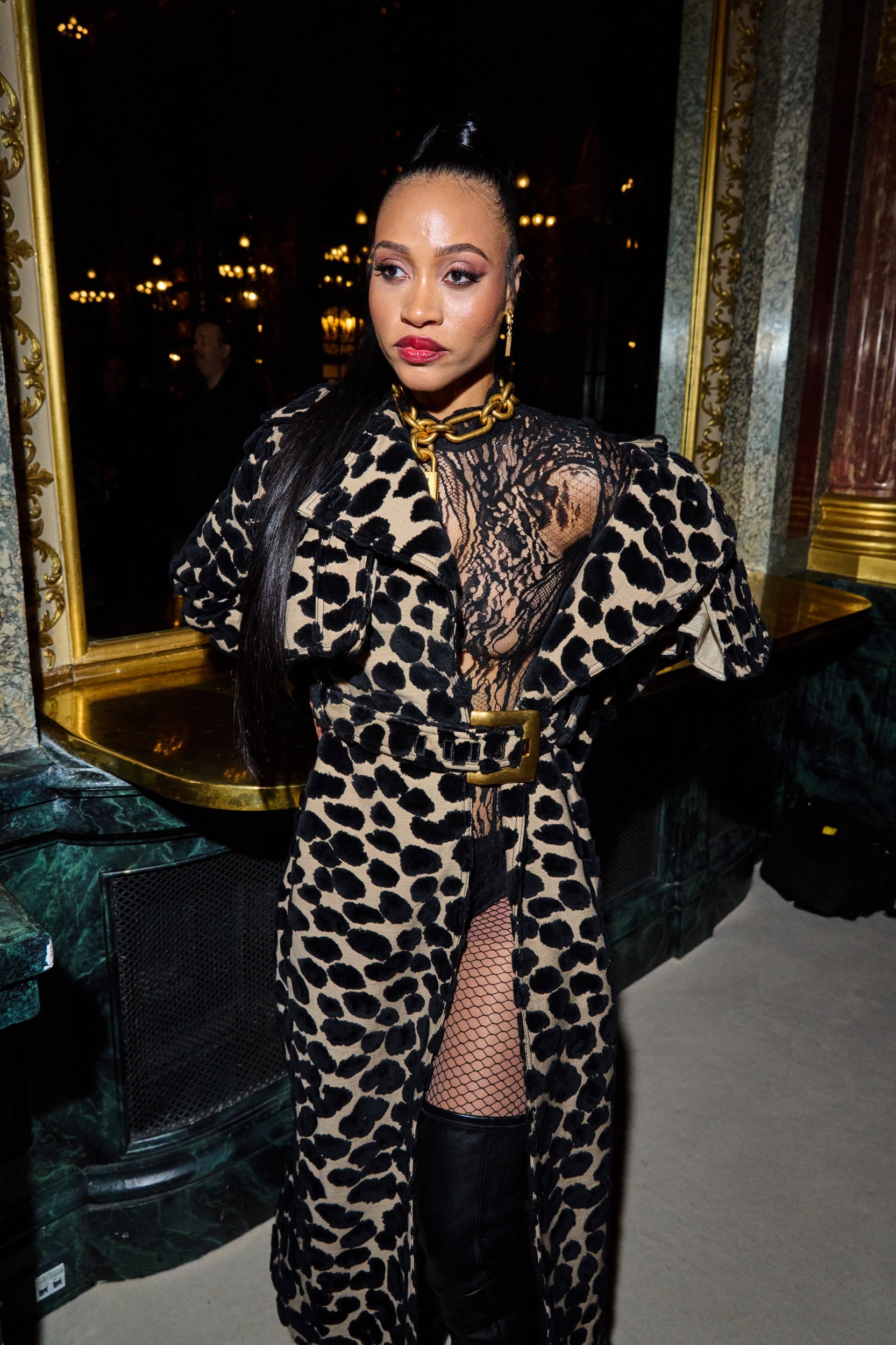 Balmain Spring 2026 Fashion Show Front Row