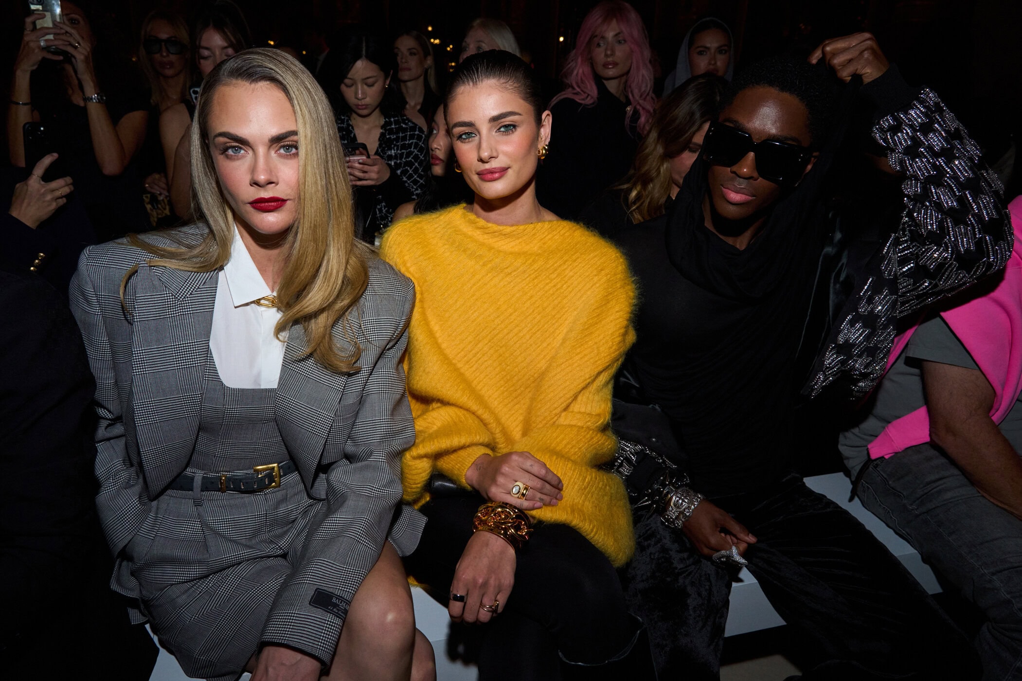 Balmain Spring 2026 Fashion Show Front Row