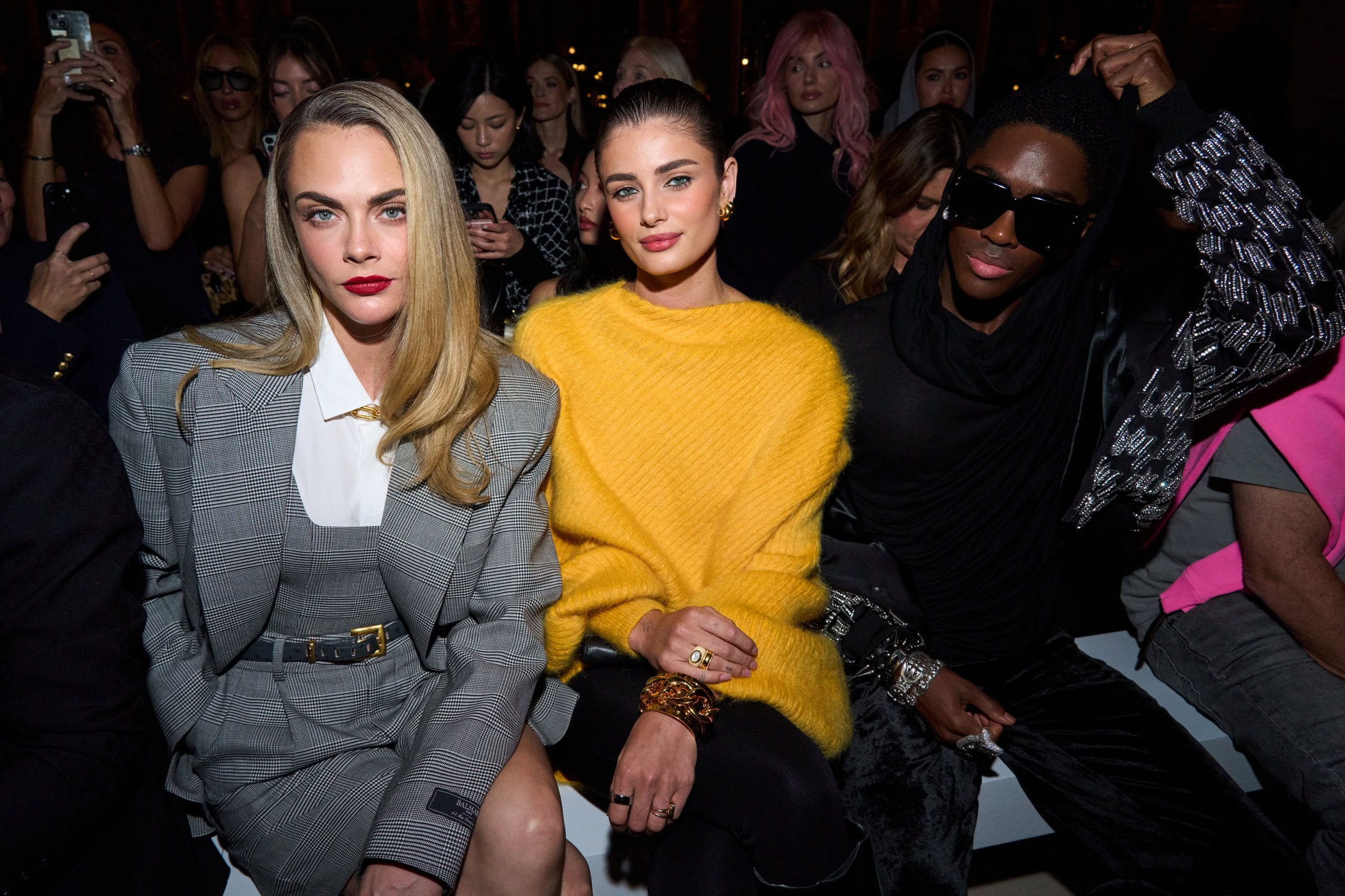 Balmain Spring 2026 Fashion Show Front Row