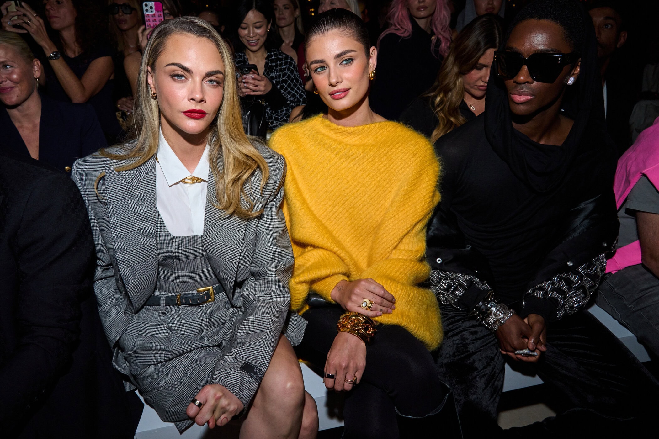 Balmain Spring 2026 Fashion Show Front Row