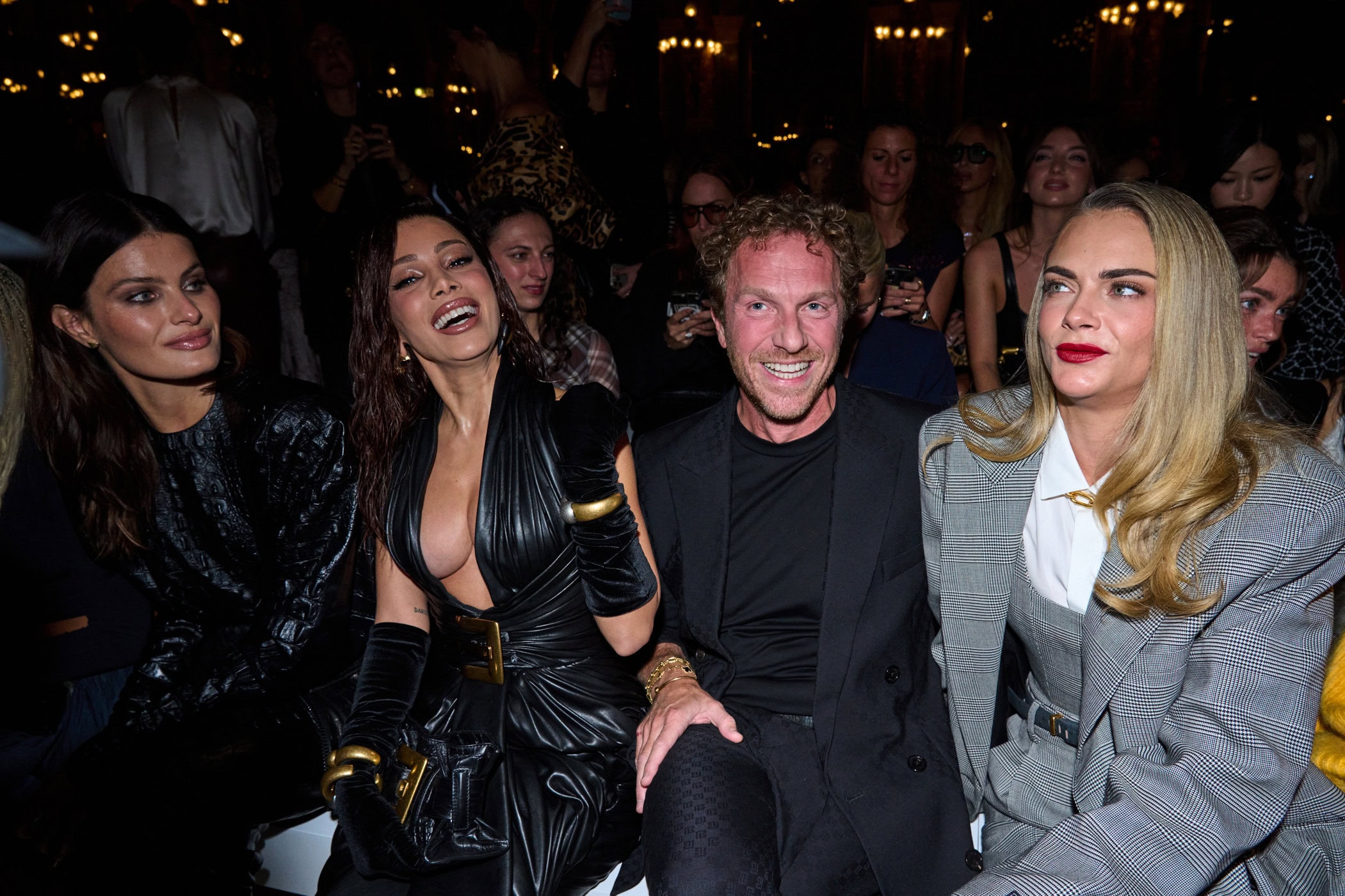 Balmain Spring 2026 Fashion Show Front Row