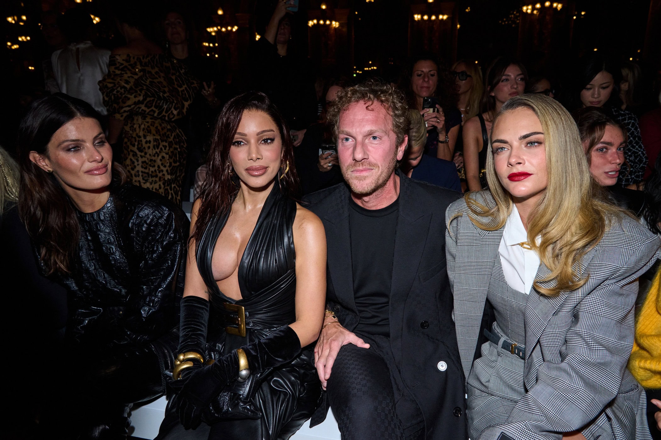 Balmain Spring 2026 Fashion Show Front Row