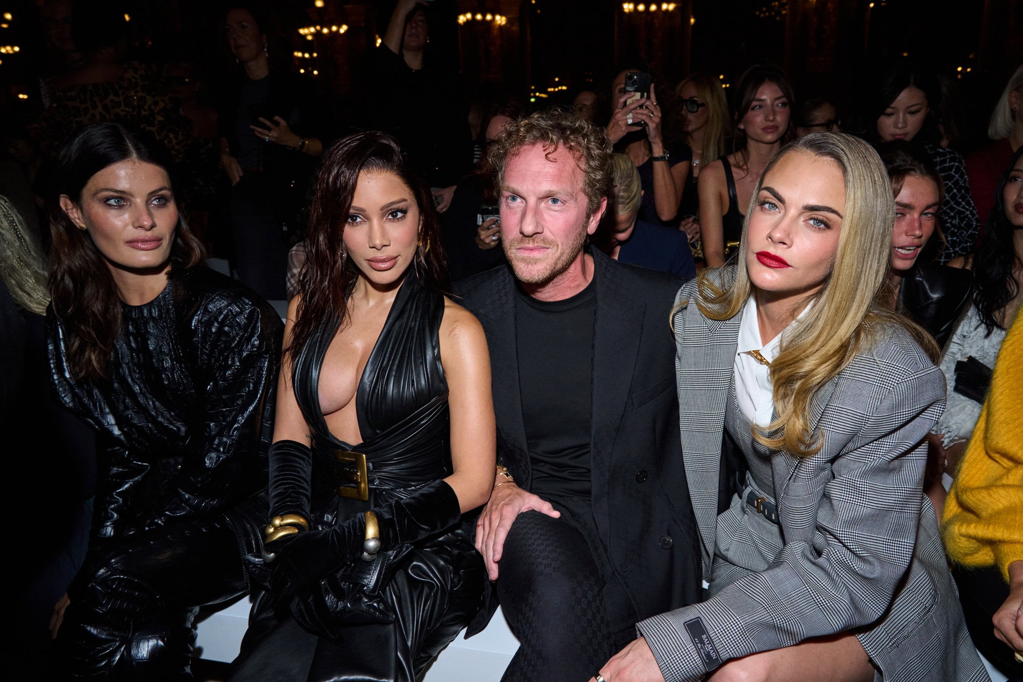 Balmain Spring 2026 Fashion Show Front Row