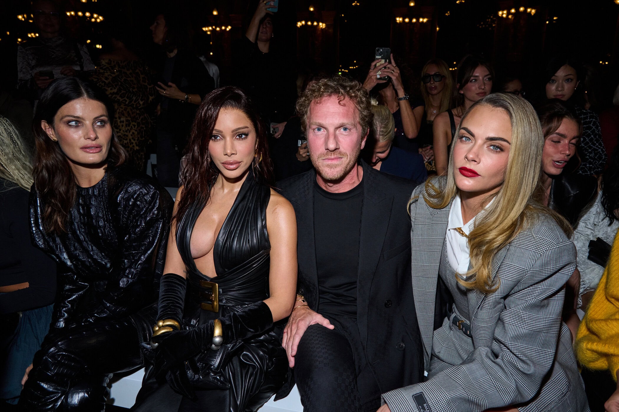 Balmain Spring 2026 Fashion Show Front Row