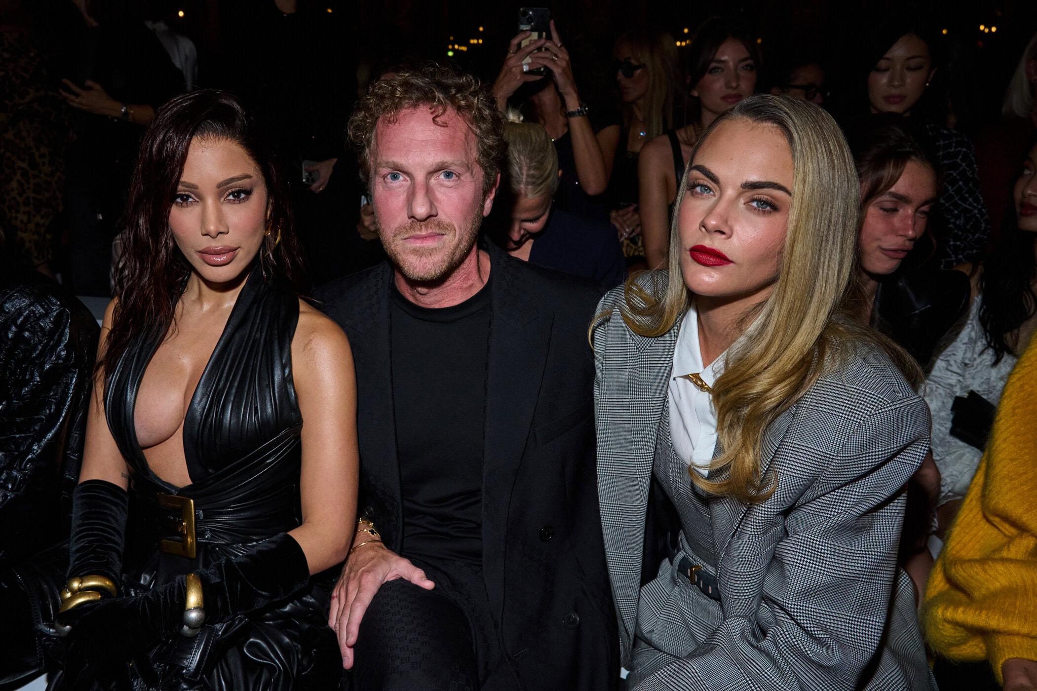 Balmain Spring 2026 Fashion Show Front Row